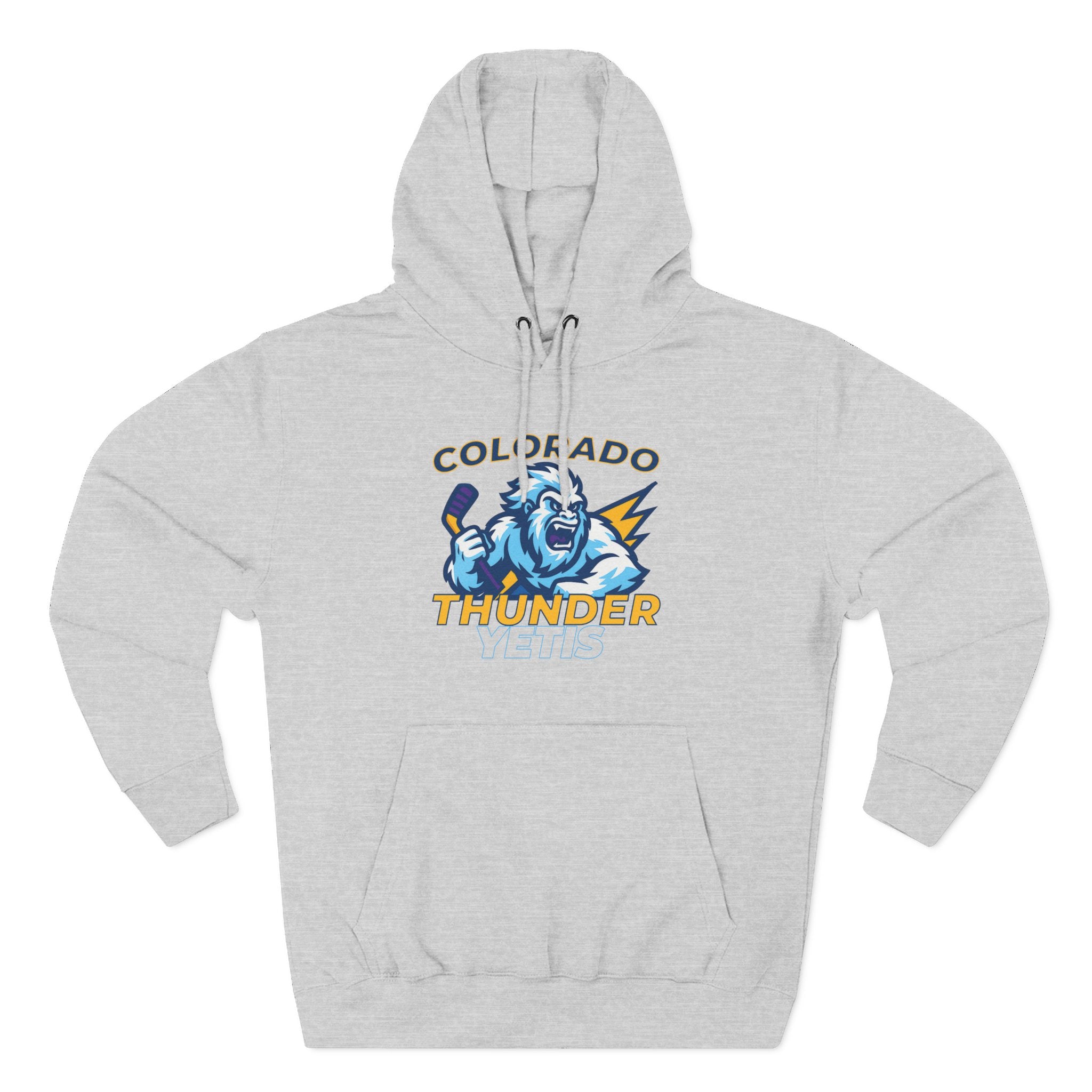 Colorado Thunder Yetis Funny Hockey Hoodie for men