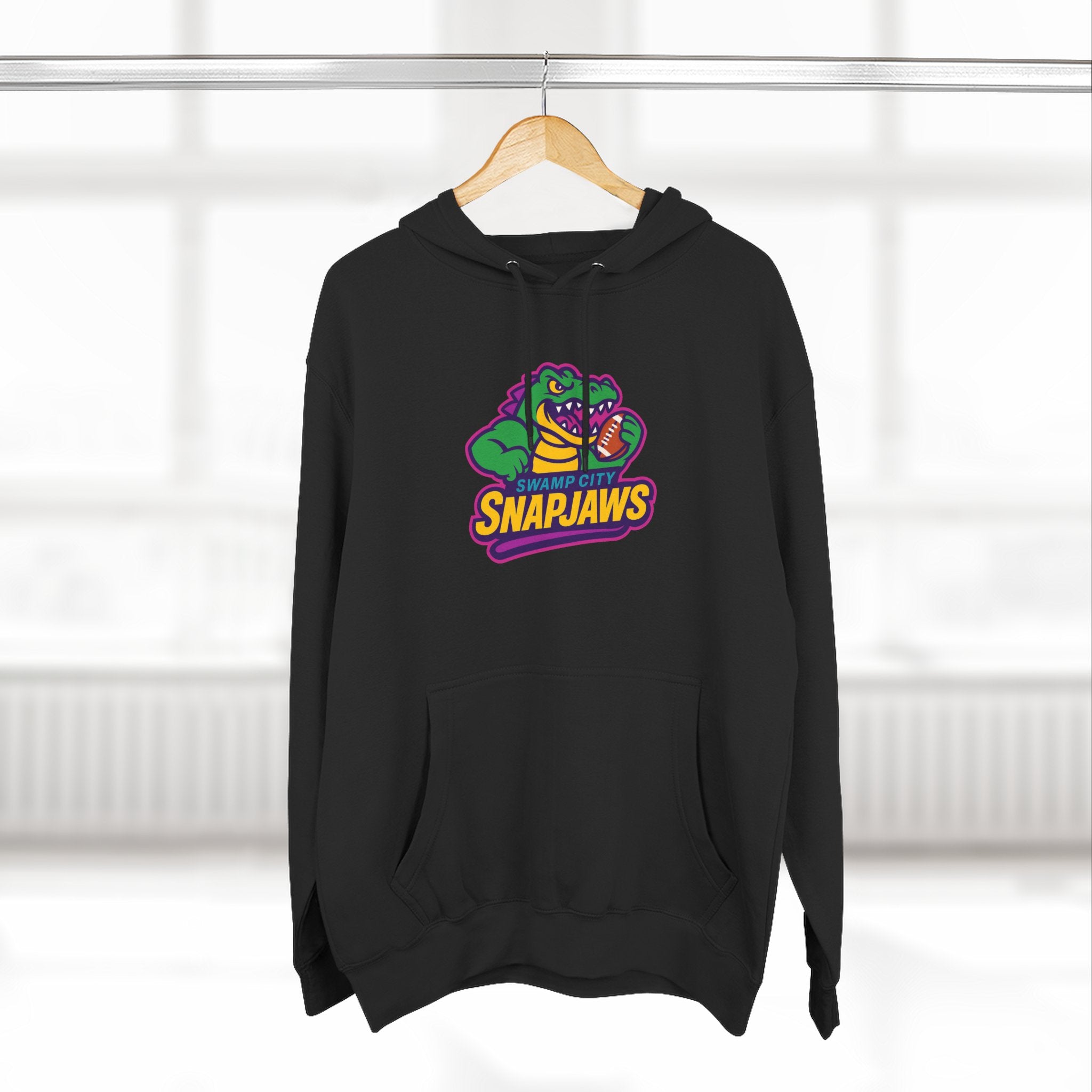 Swamp City Snapjaws Funny Football Hoodie for men