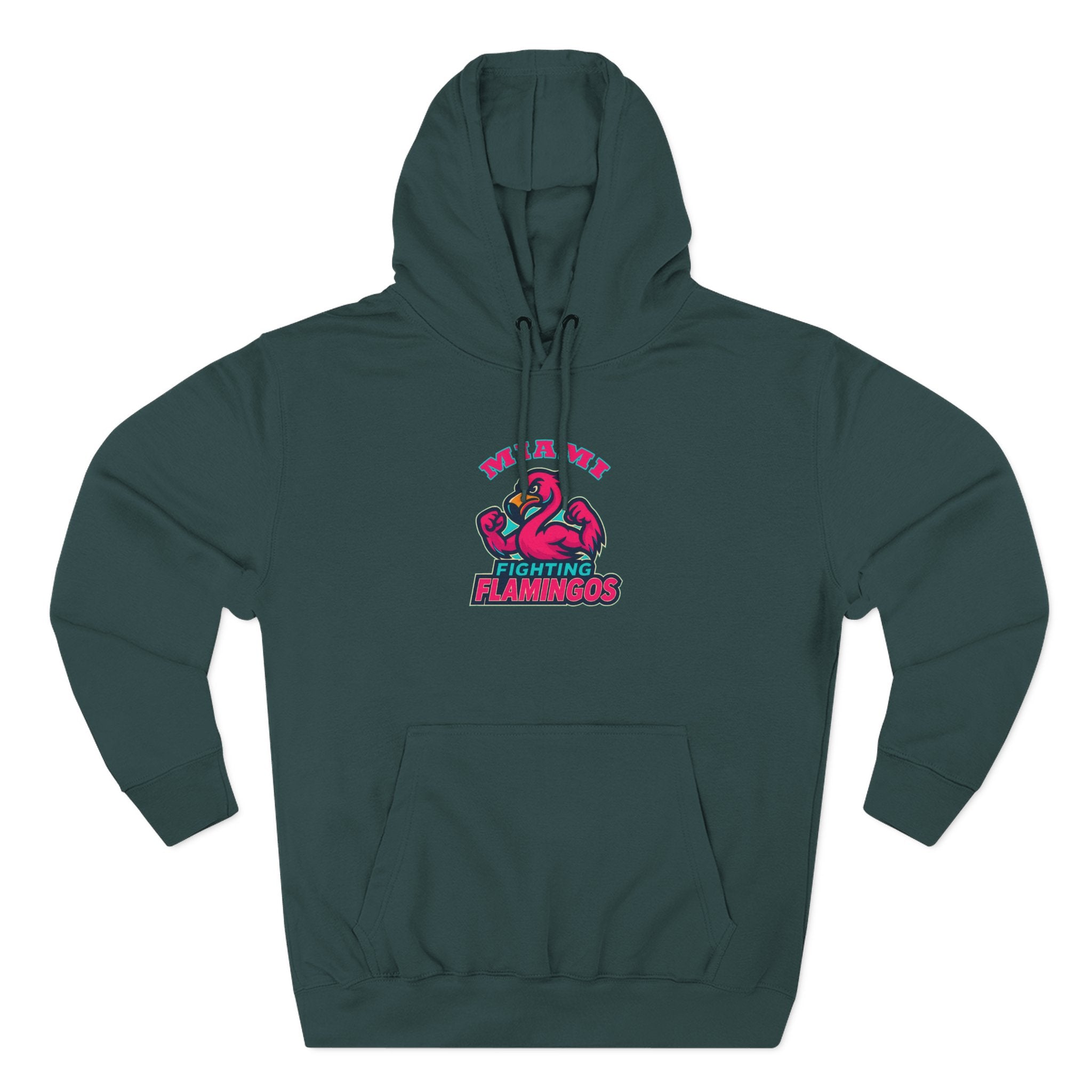 Miami Fighting Flamingos Funny Basketball Hoodie for men