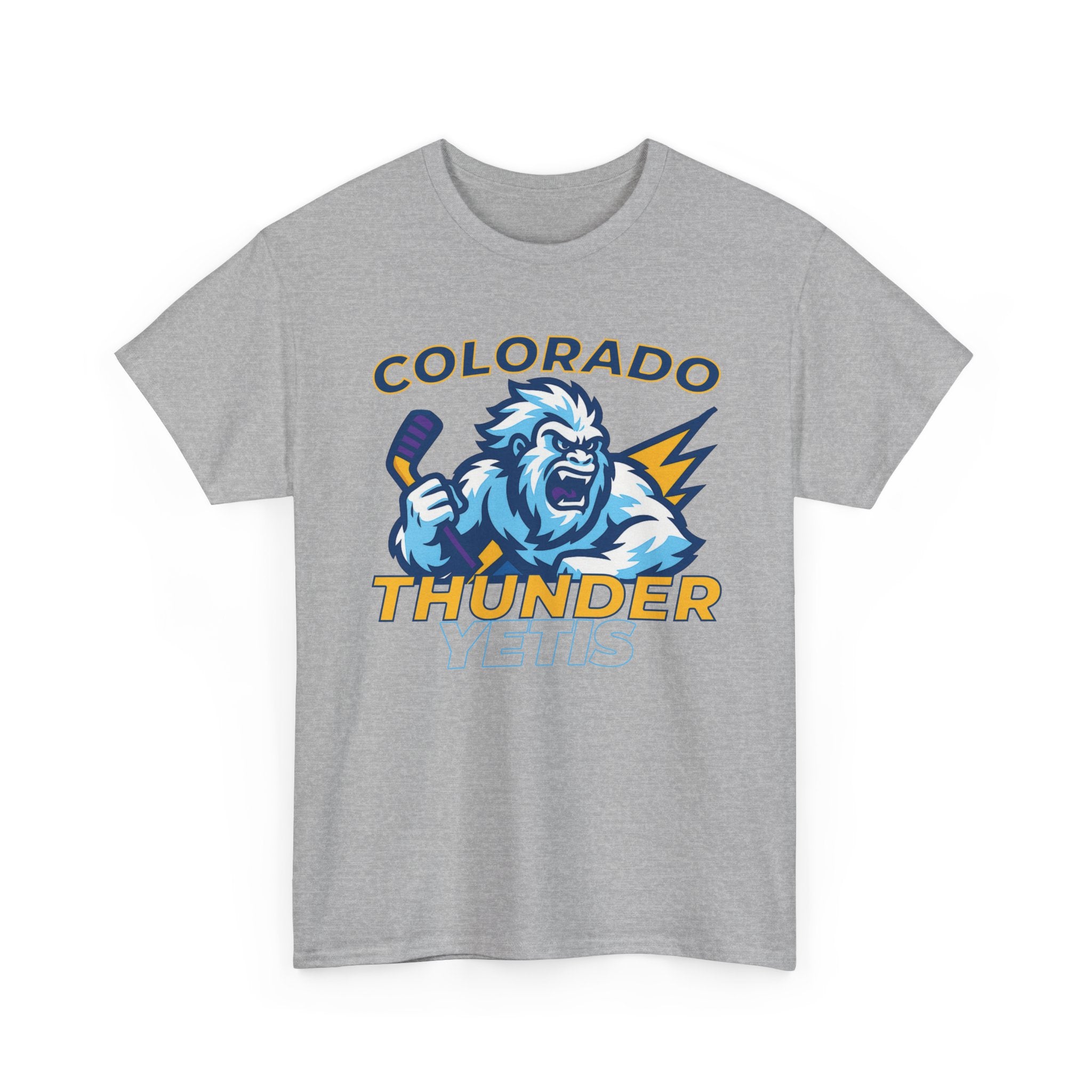Colorado Thunder yetis Funny Hockey t shirt for men
