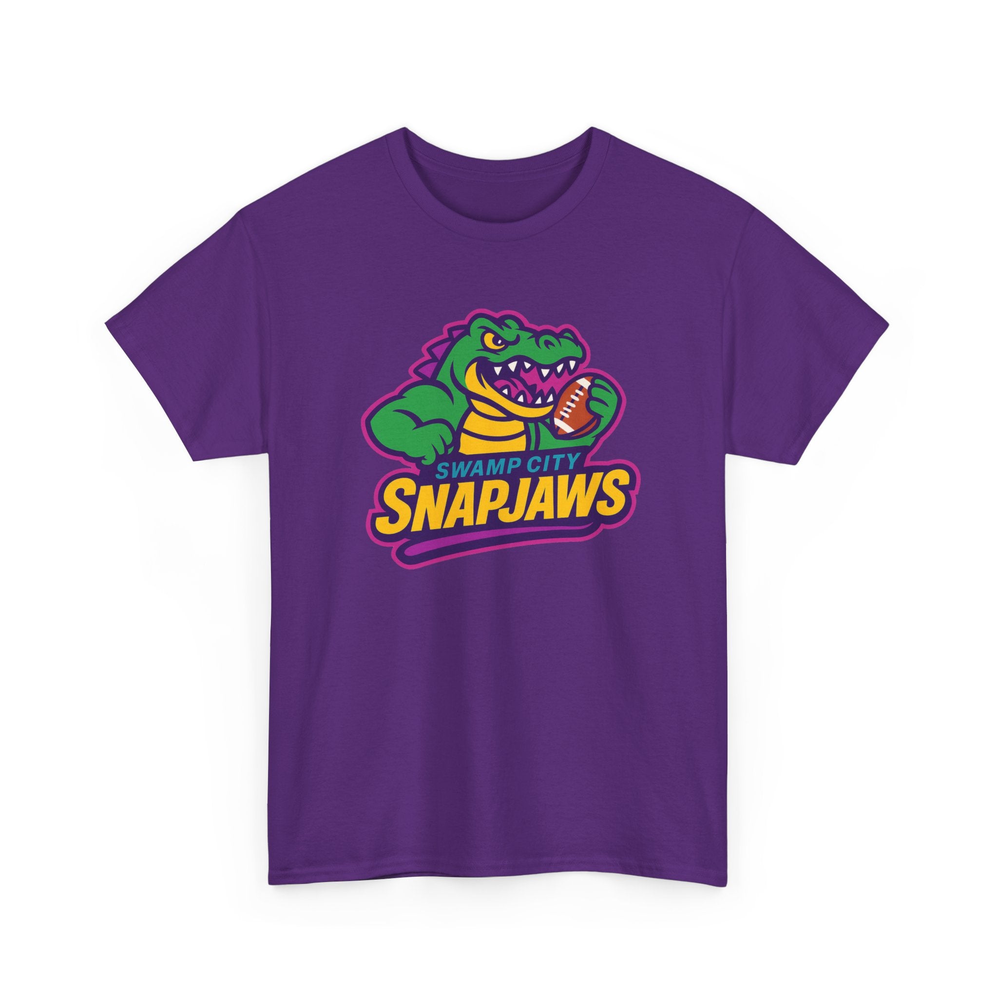 Swamp City Snapjaws Funny Football t shirt for men