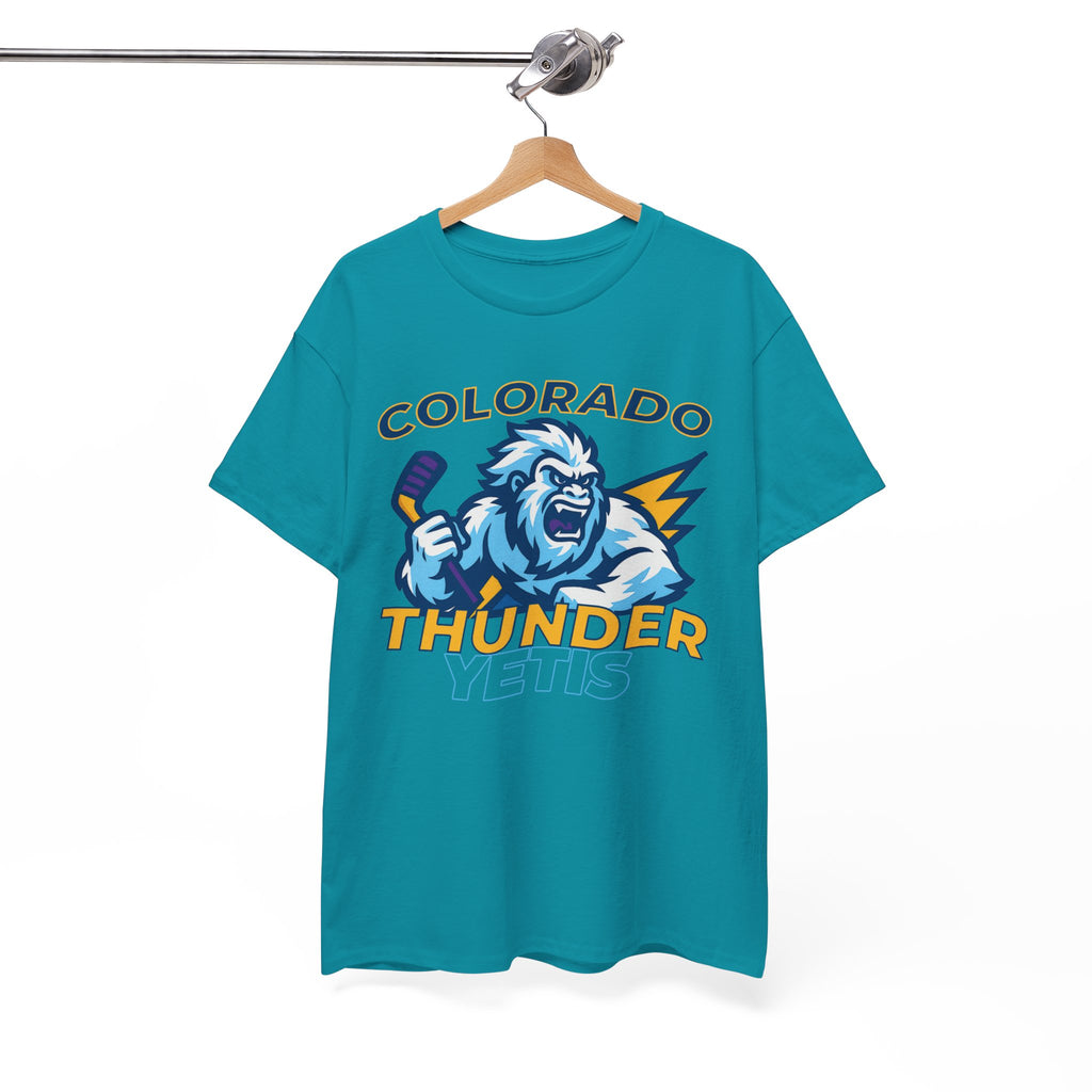 Colorado Thunder yetis Funny Hockey t shirt for men
