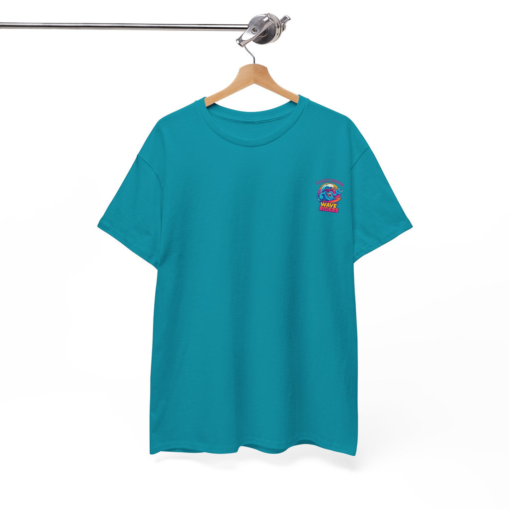 California Wave Riders Funny Baseball t shirt for men