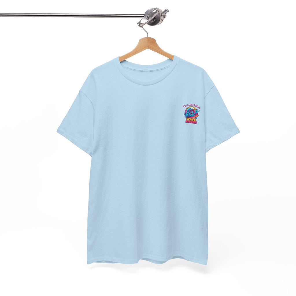 California Wave Riders Funny Baseball t shirt for men
