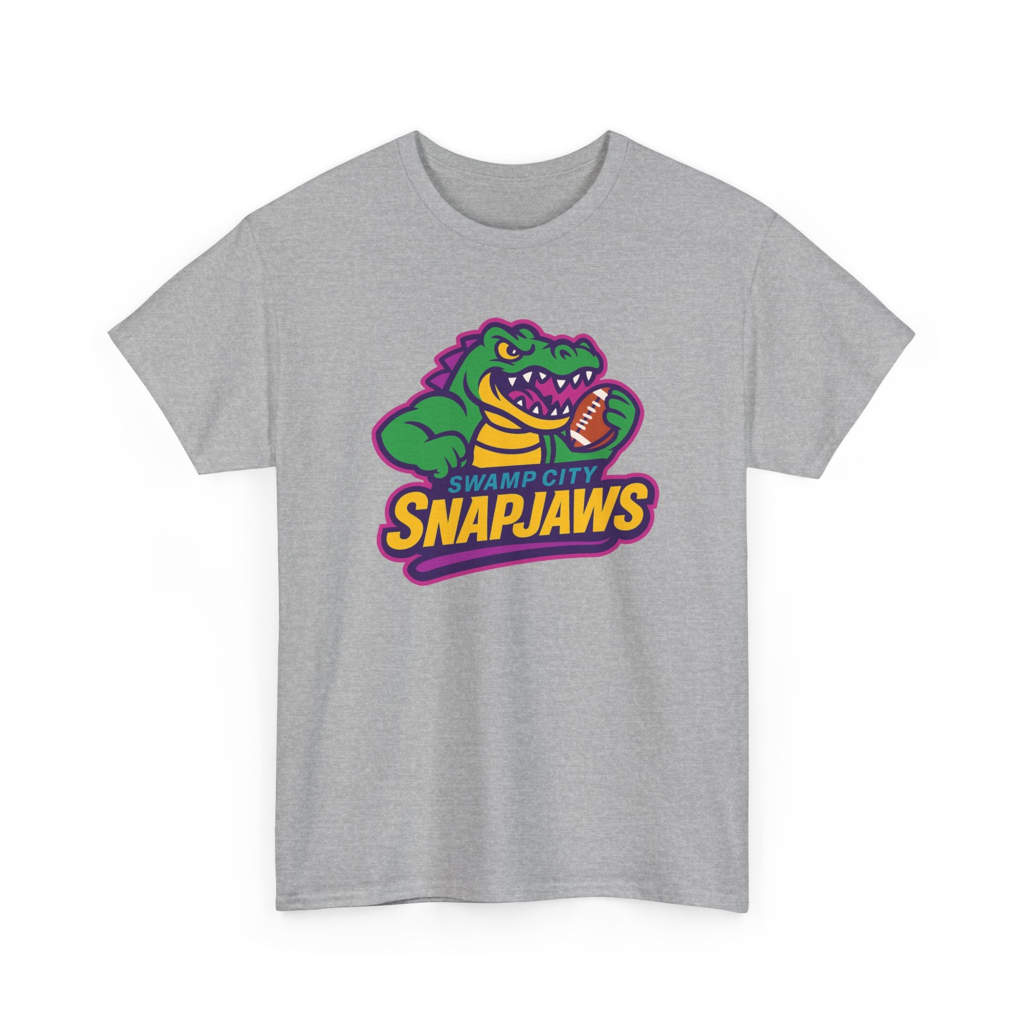 Swamp City Snapjaws Funny Football t shirt for men