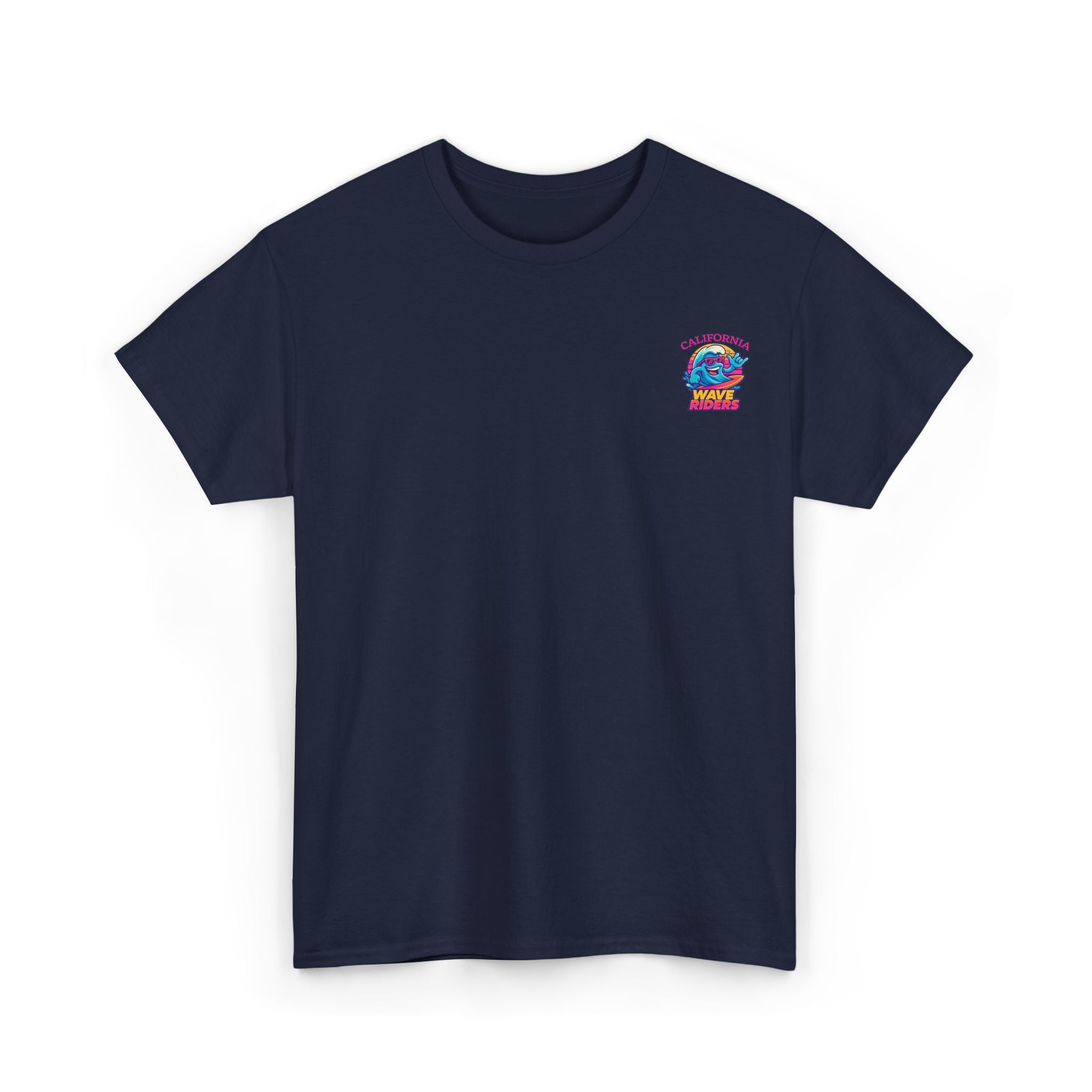 California Wave Riders Funny Baseball t shirt for men