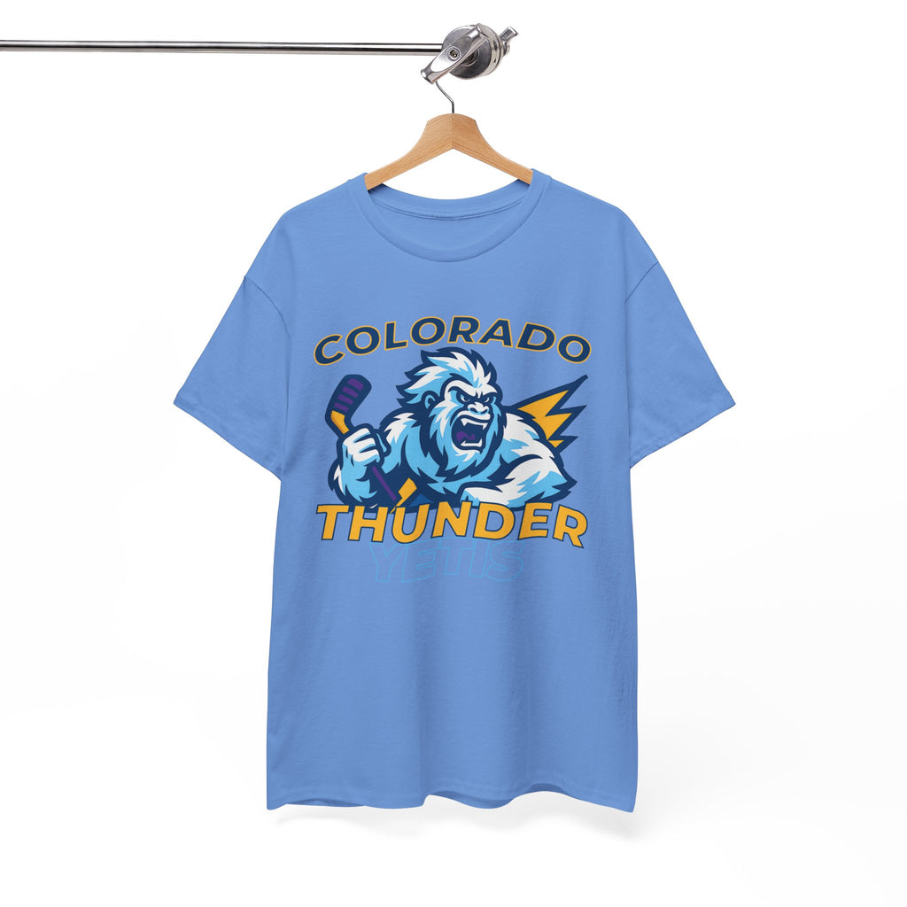 Colorado Thunder yetis Funny Hockey t shirt for men
