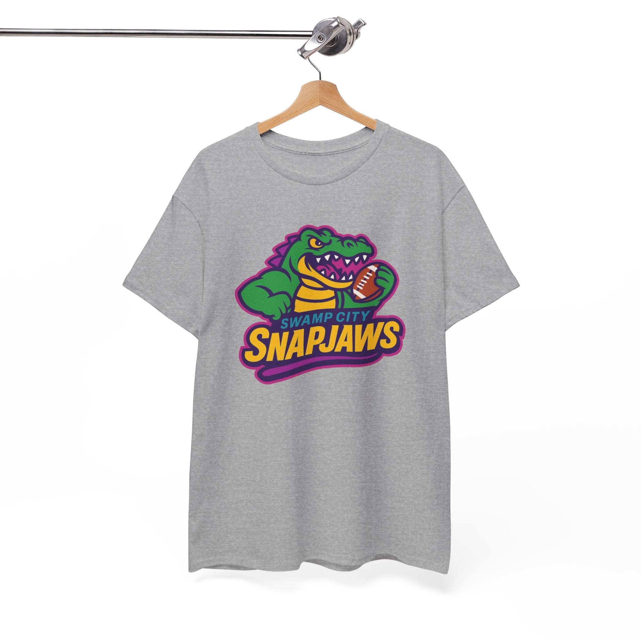 Swamp City Snapjaws Funny Football t shirt for men