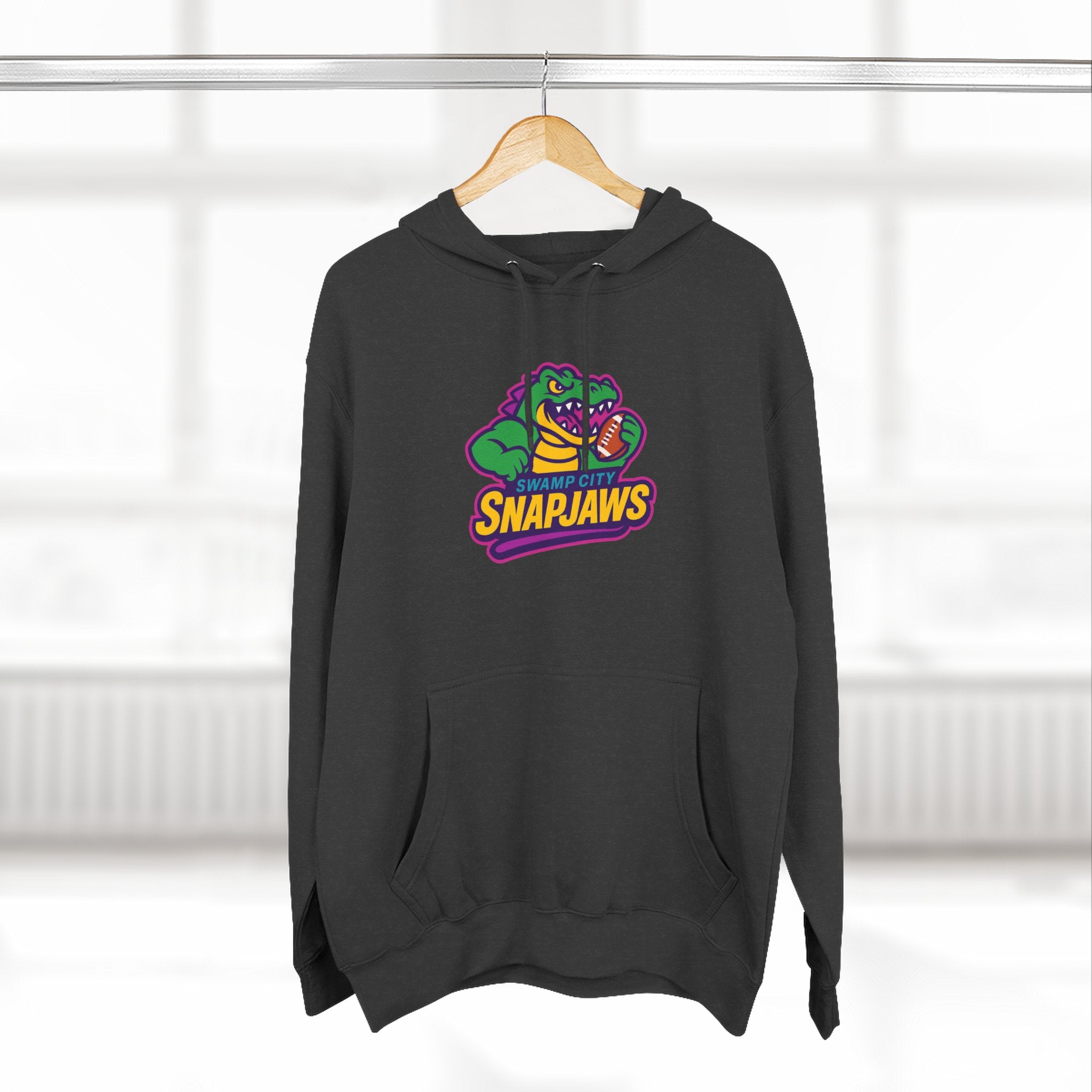 Swamp City Snapjaws Funny Football Hoodie for men
