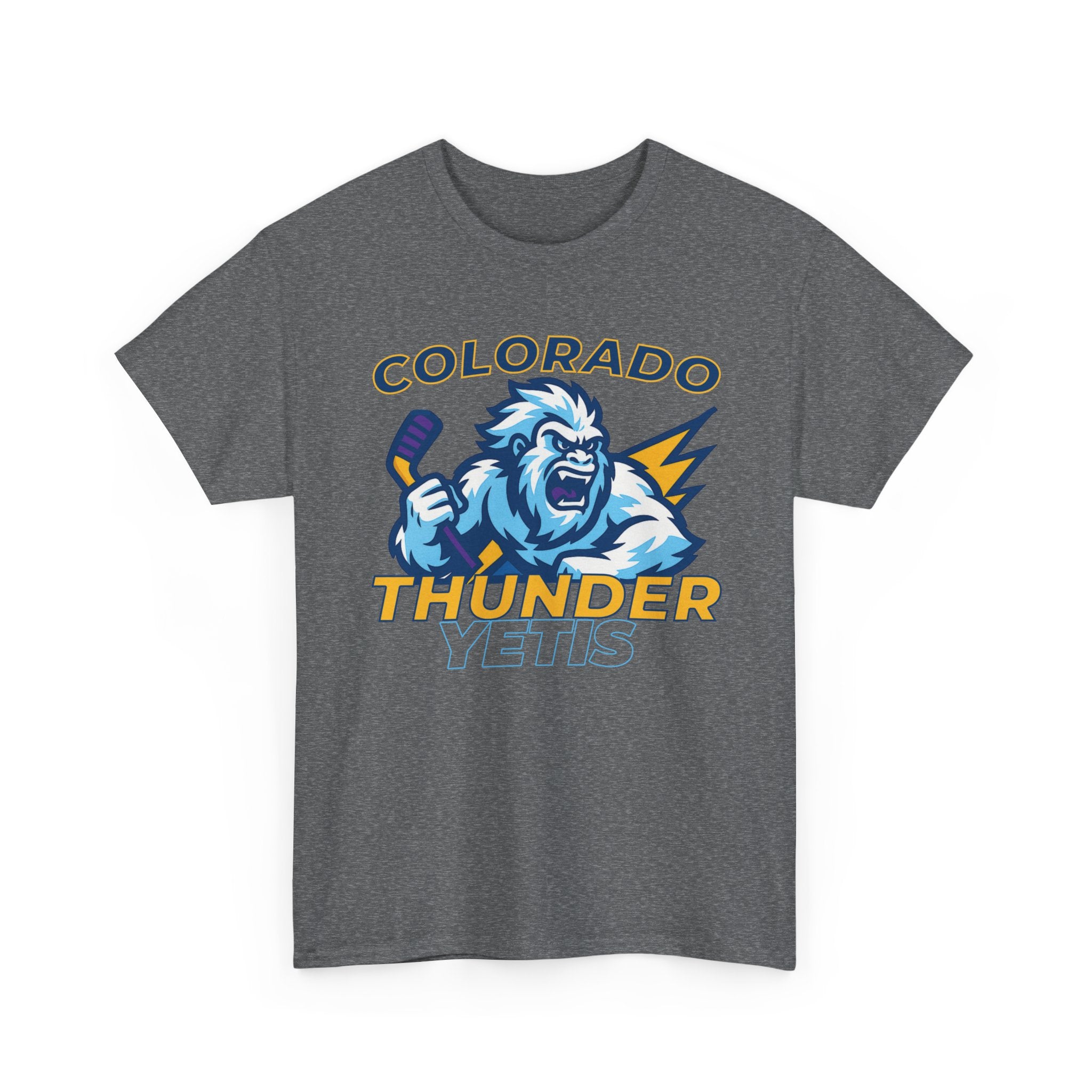 Colorado Thunder yetis Funny Hockey t shirt for men