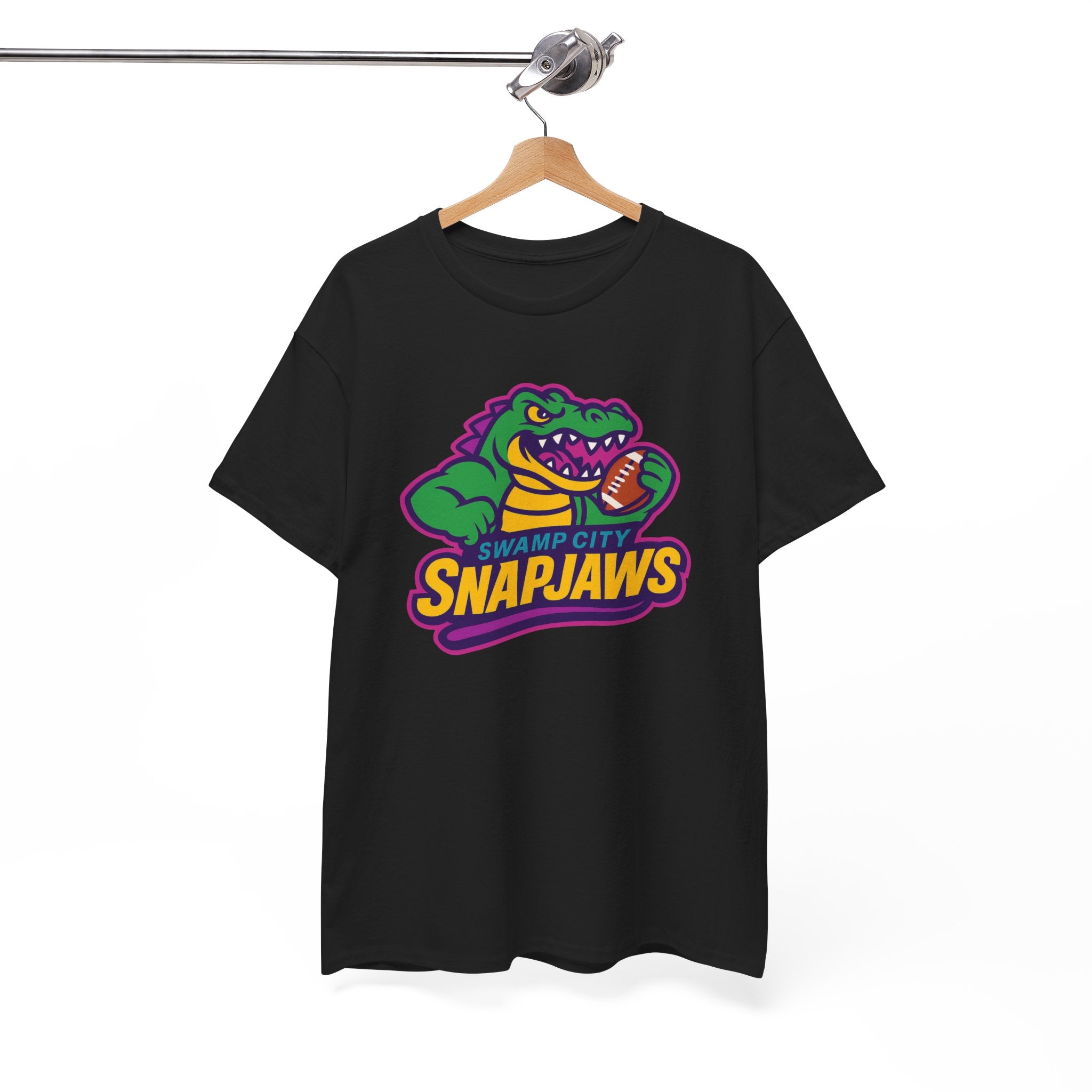 Swamp City Snapjaws Funny Football t shirt for men