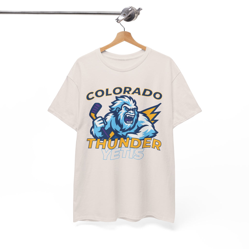 Colorado Thunder yetis Funny Hockey t shirt for men