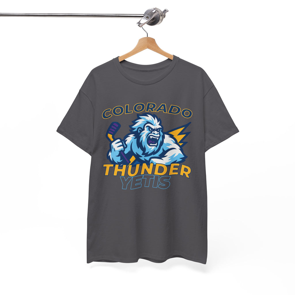 Colorado Thunder yetis Funny Hockey t shirt for men