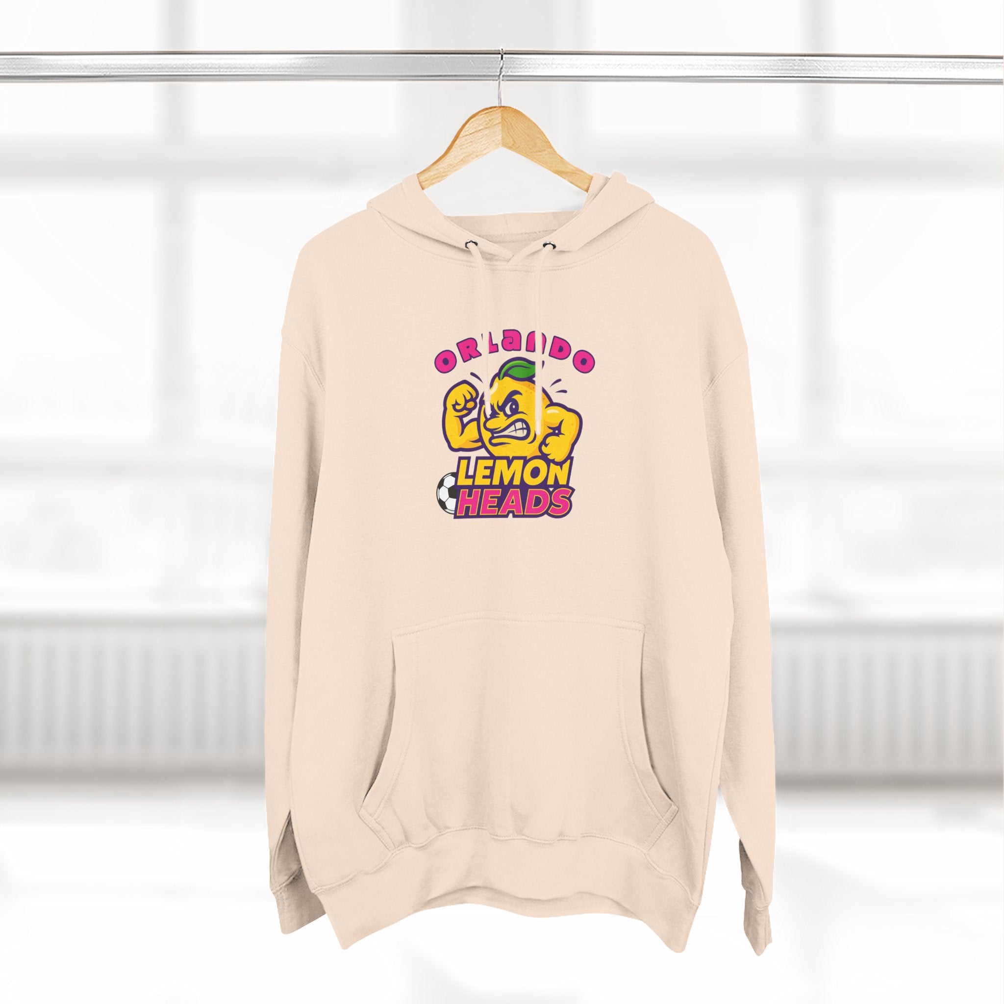 Orlando Lemon Heads Funny Soccer Hoodie for men