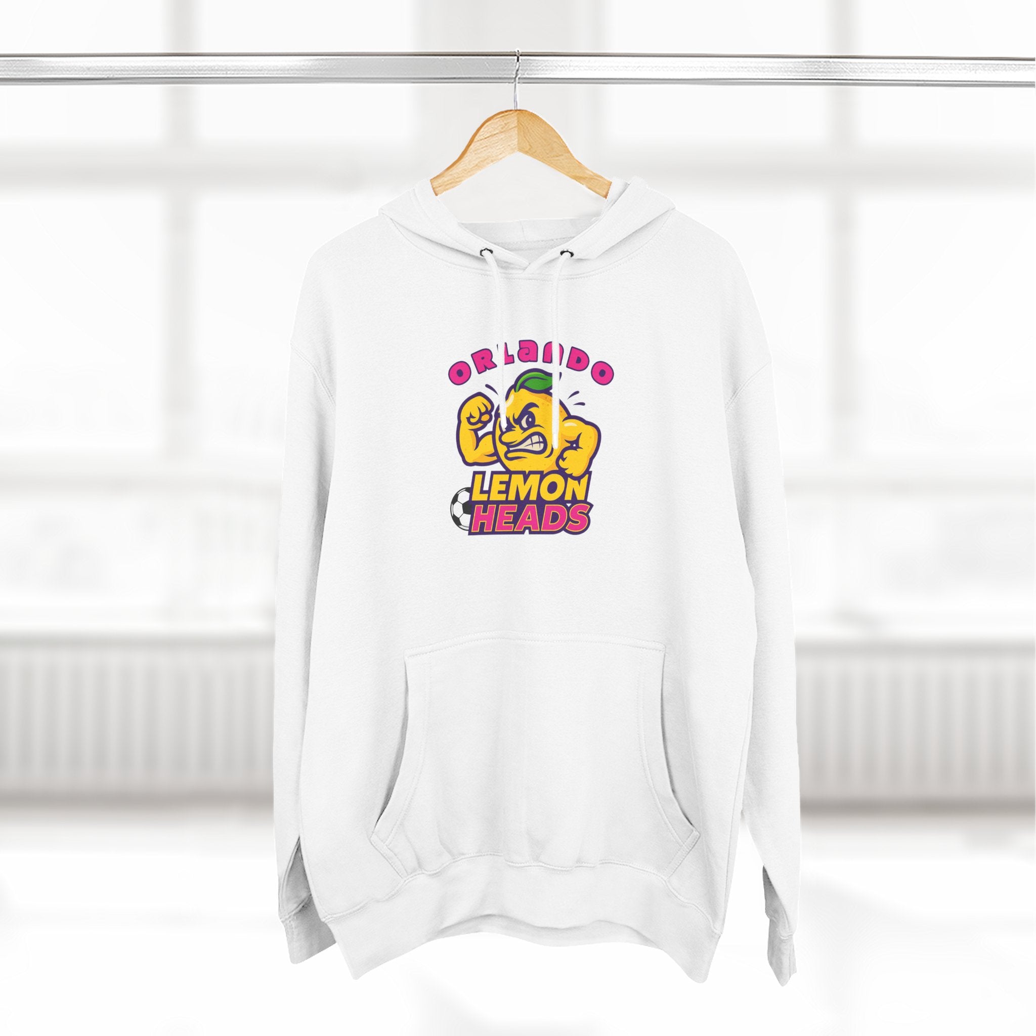 Orlando Lemon Heads Funny Soccer Hoodie for men