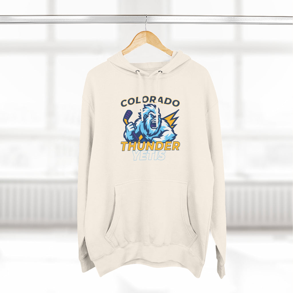 Colorado Thunder Yetis Funny Hockey Hoodie for men