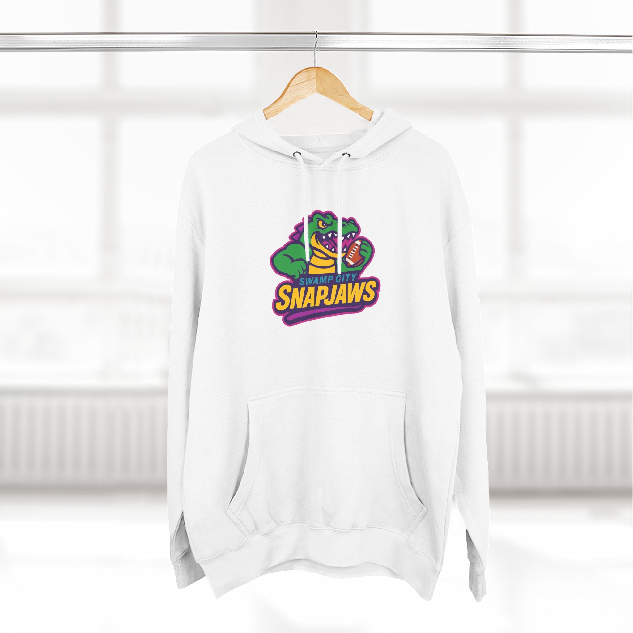 Swamp City Snapjaws Funny Football Hoodie for men