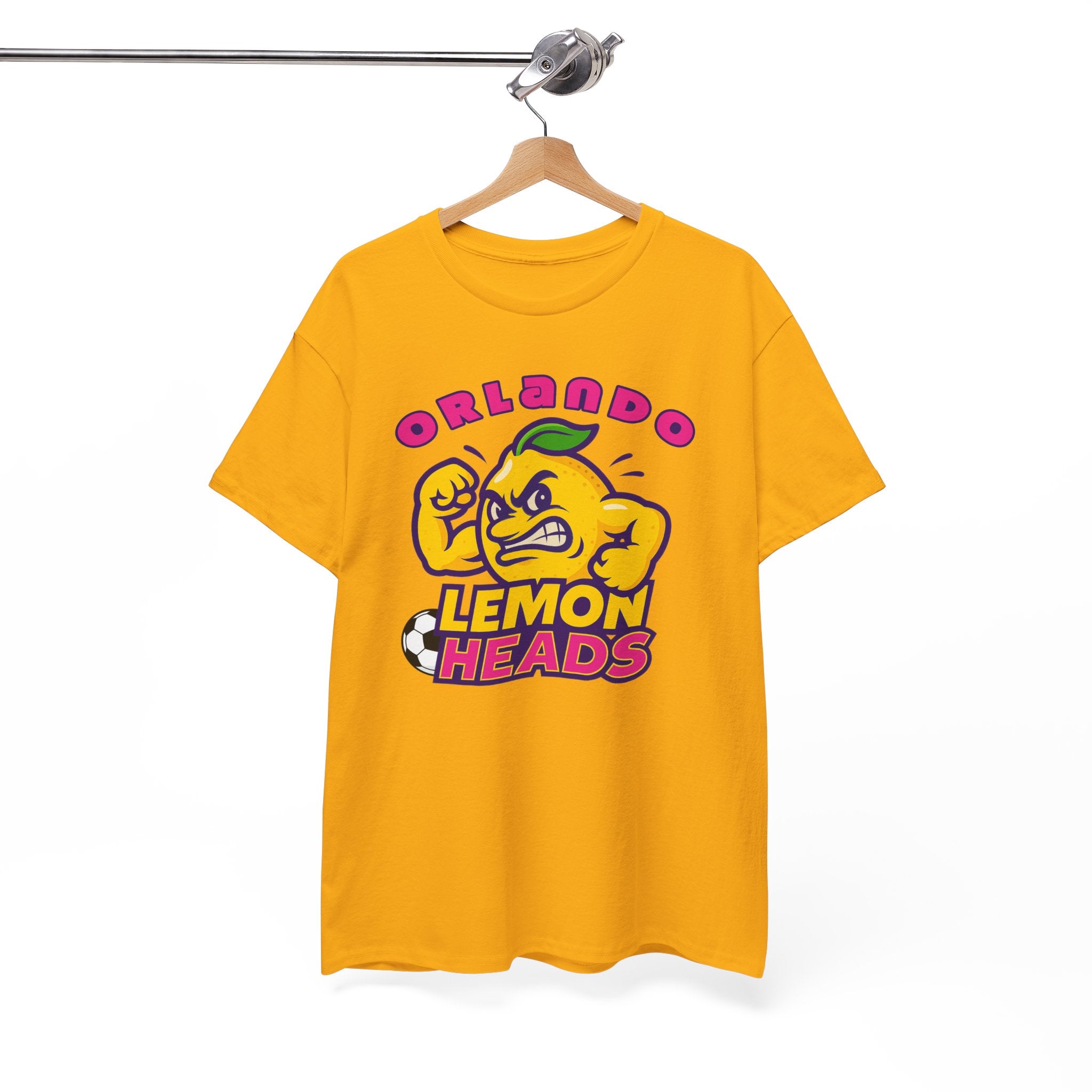 Orlando Lemon Heads Funny Soccer t shirt for men