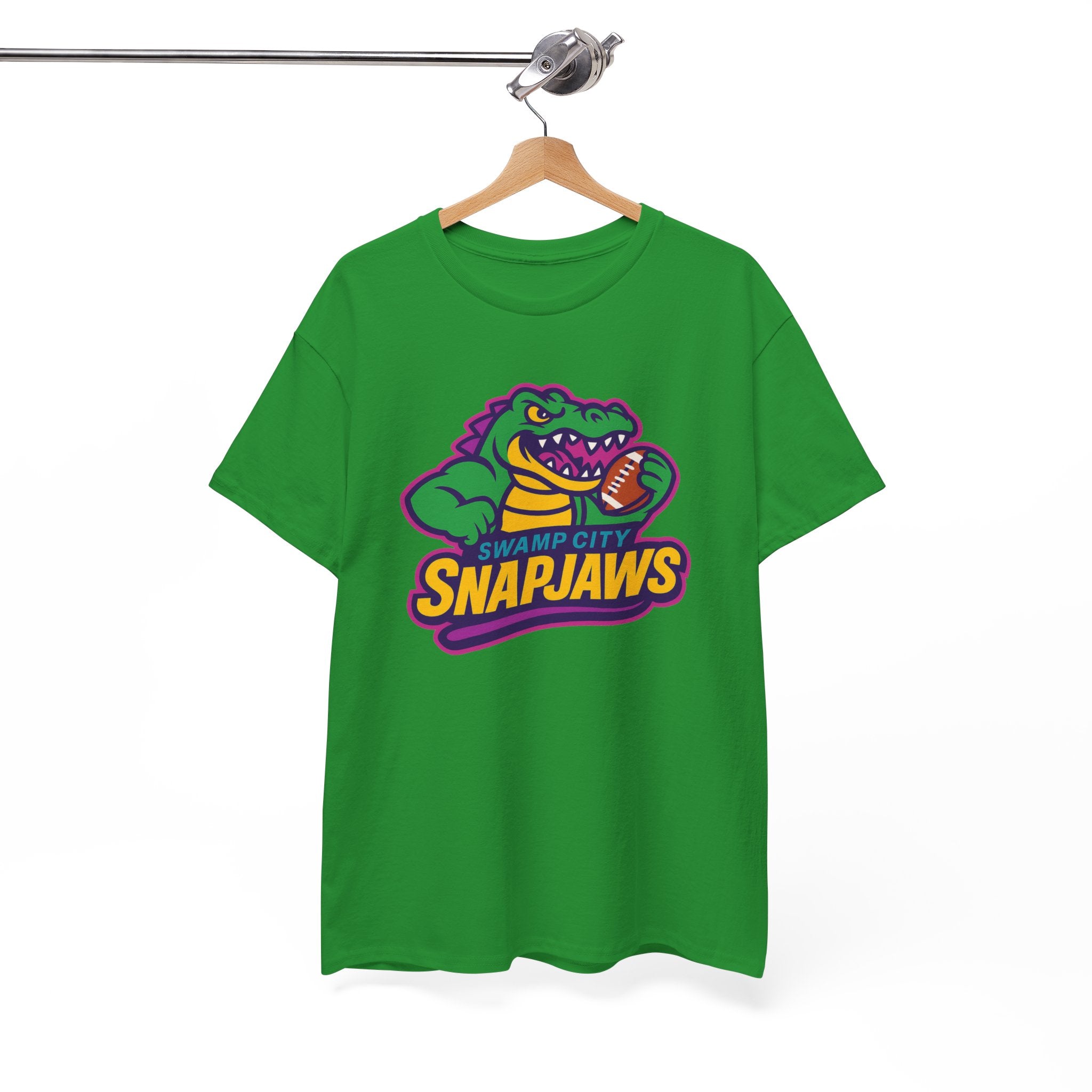 Swamp City Snapjaws Funny Football t shirt for men