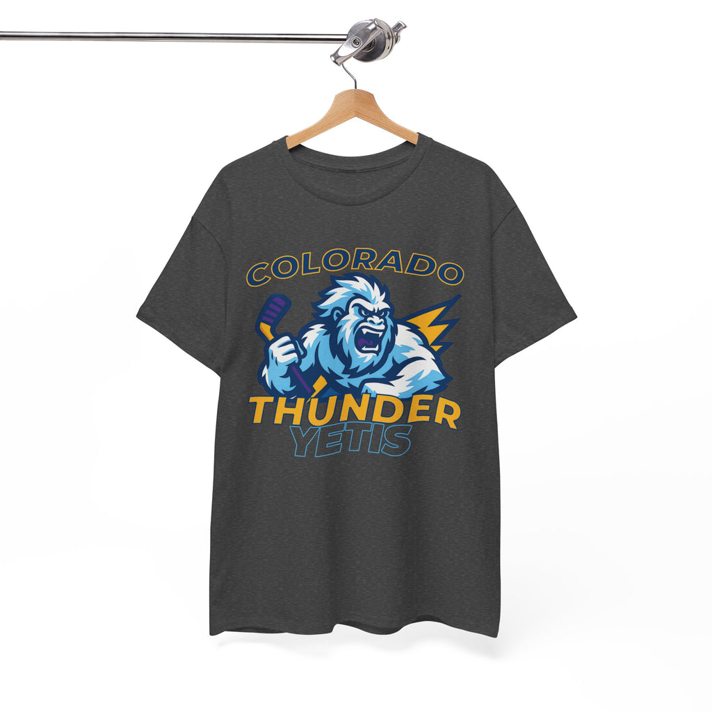 Colorado Thunder yetis Funny Hockey t shirt for men