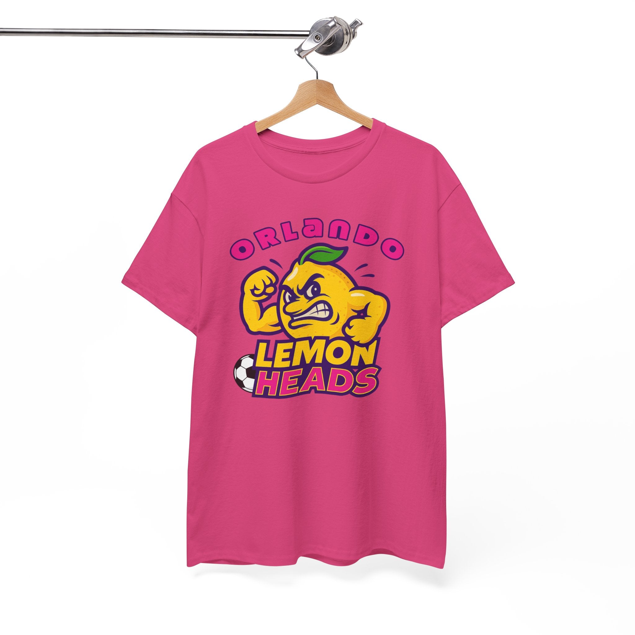 Orlando Lemon Heads Funny Soccer t shirt for men