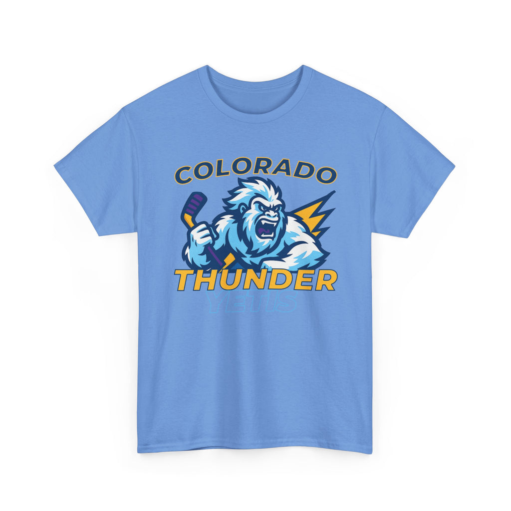 Colorado Thunder yetis Funny Hockey t shirt for men