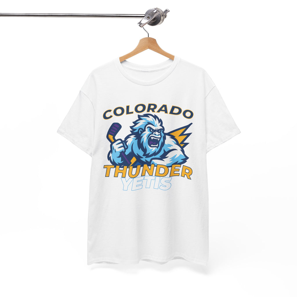 Colorado Thunder yetis Funny Hockey t shirt for men
