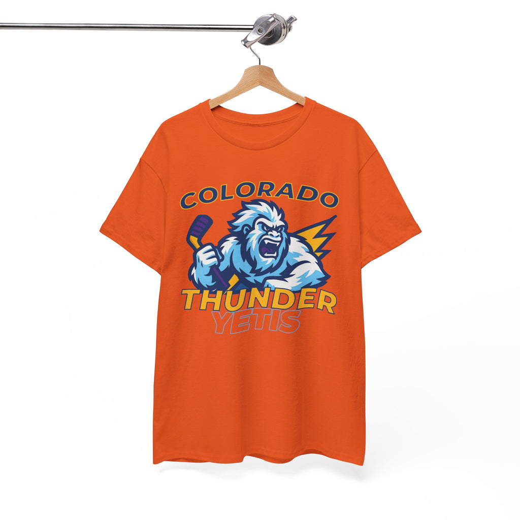 Colorado Thunder yetis Funny Hockey t shirt for men