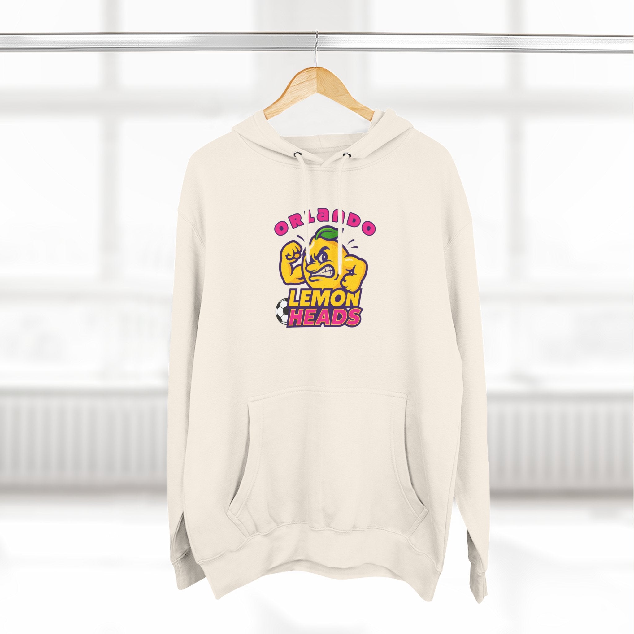 Orlando Lemon Heads Funny Soccer Hoodie for men