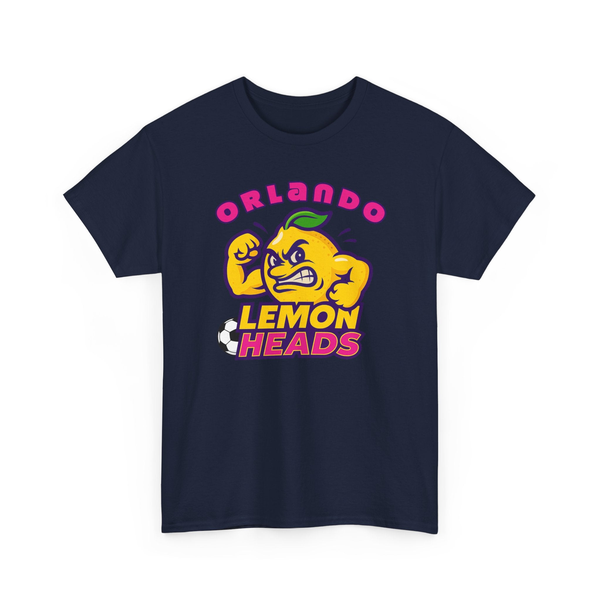 Orlando Lemon Heads Funny Soccer t shirt for men