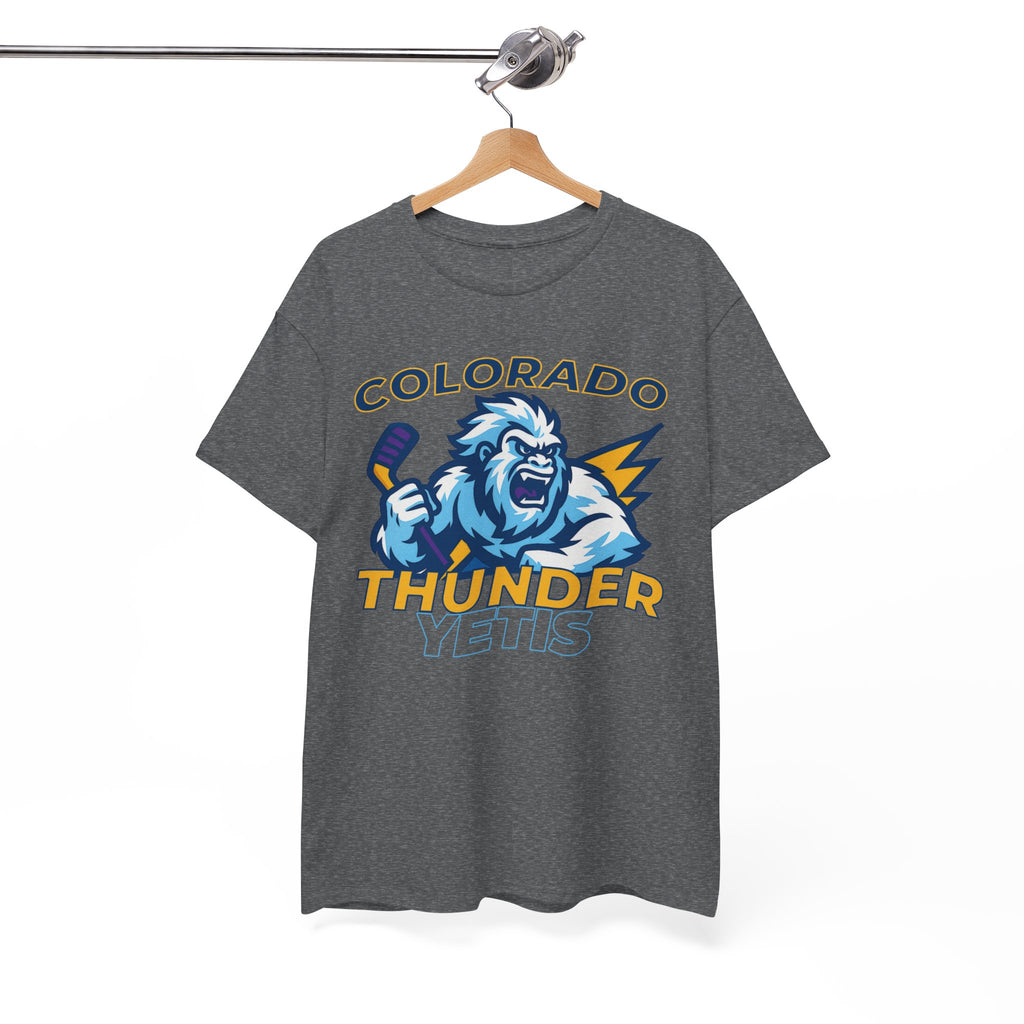 Colorado Thunder yetis Funny Hockey t shirt for men