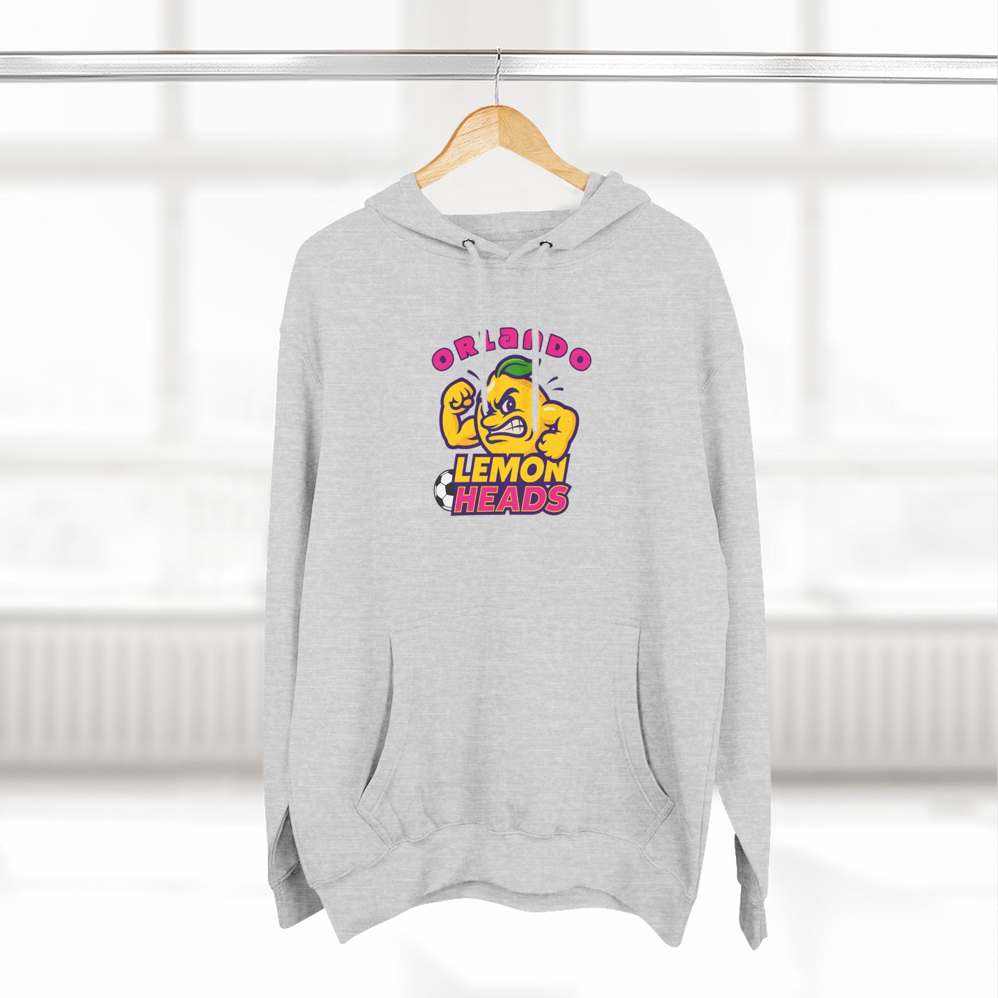 Orlando Lemon Heads Funny Soccer Hoodie for men