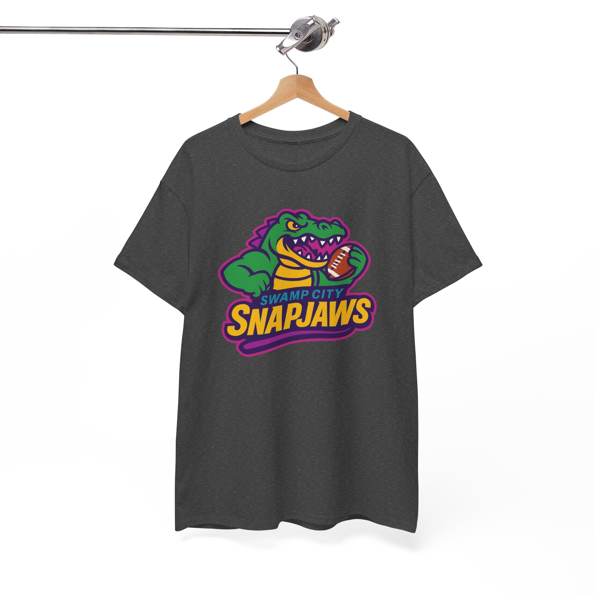 Swamp City Snapjaws Funny Football t shirt for men