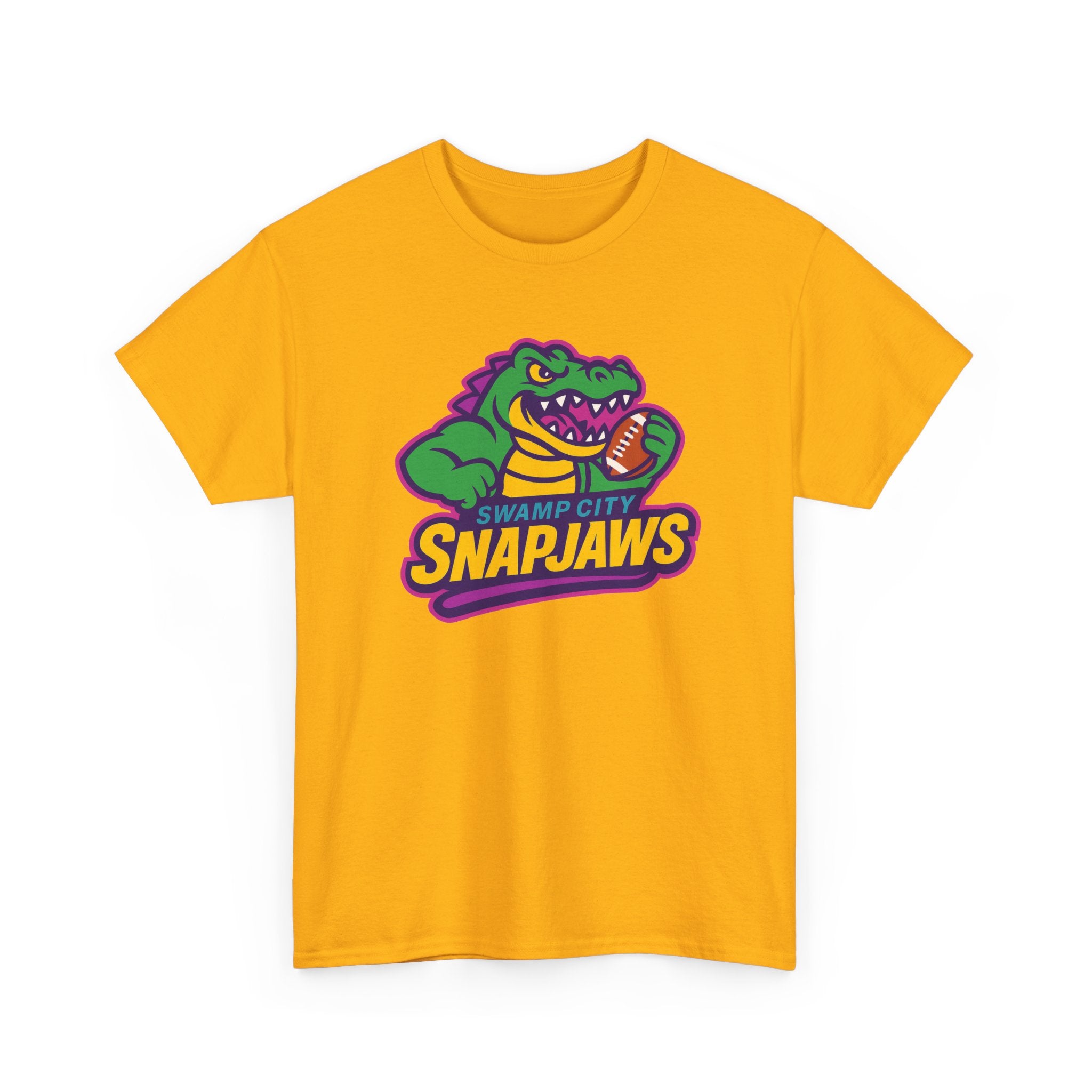Swamp City Snapjaws Funny Football t shirt for men