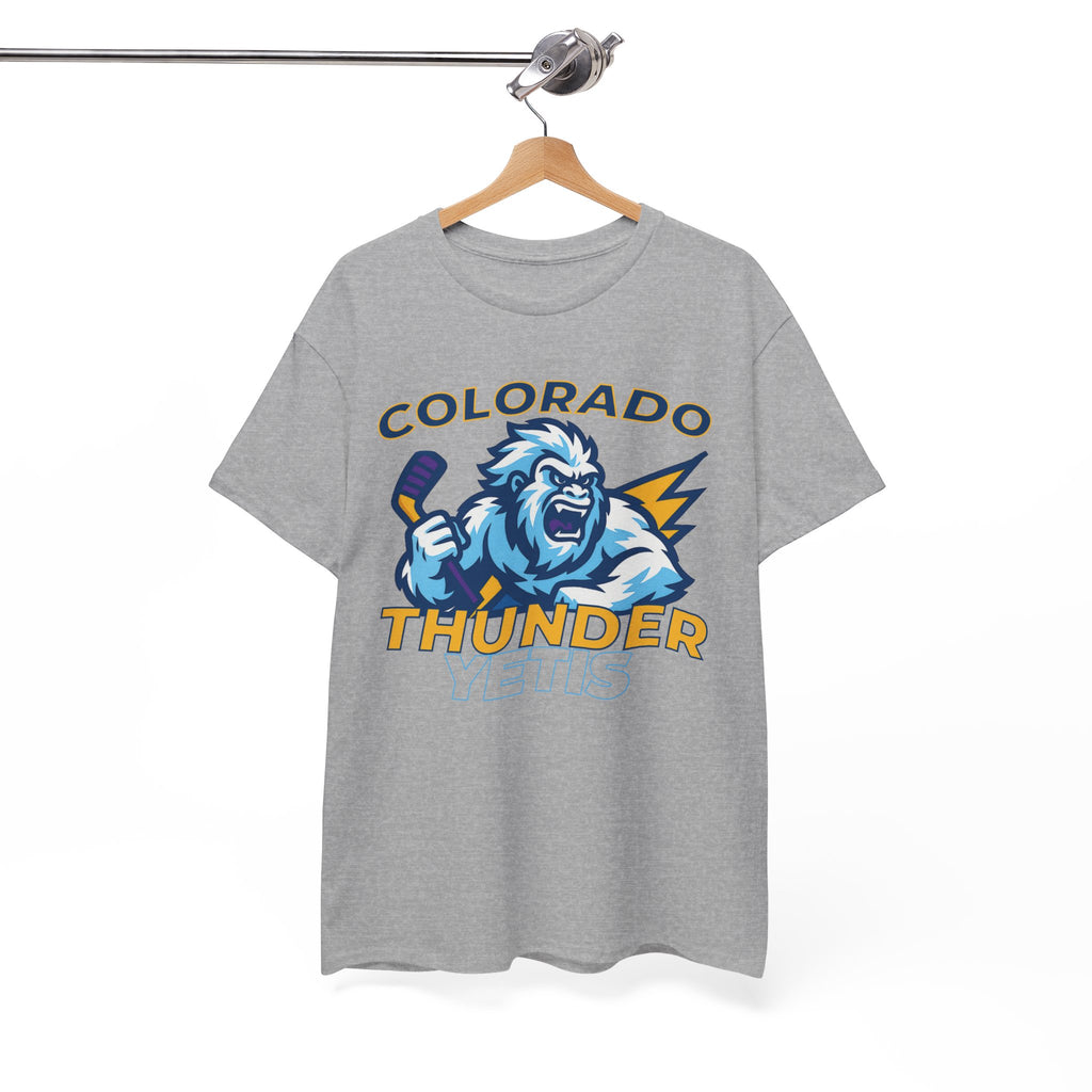 Colorado Thunder yetis Funny Hockey t shirt for men