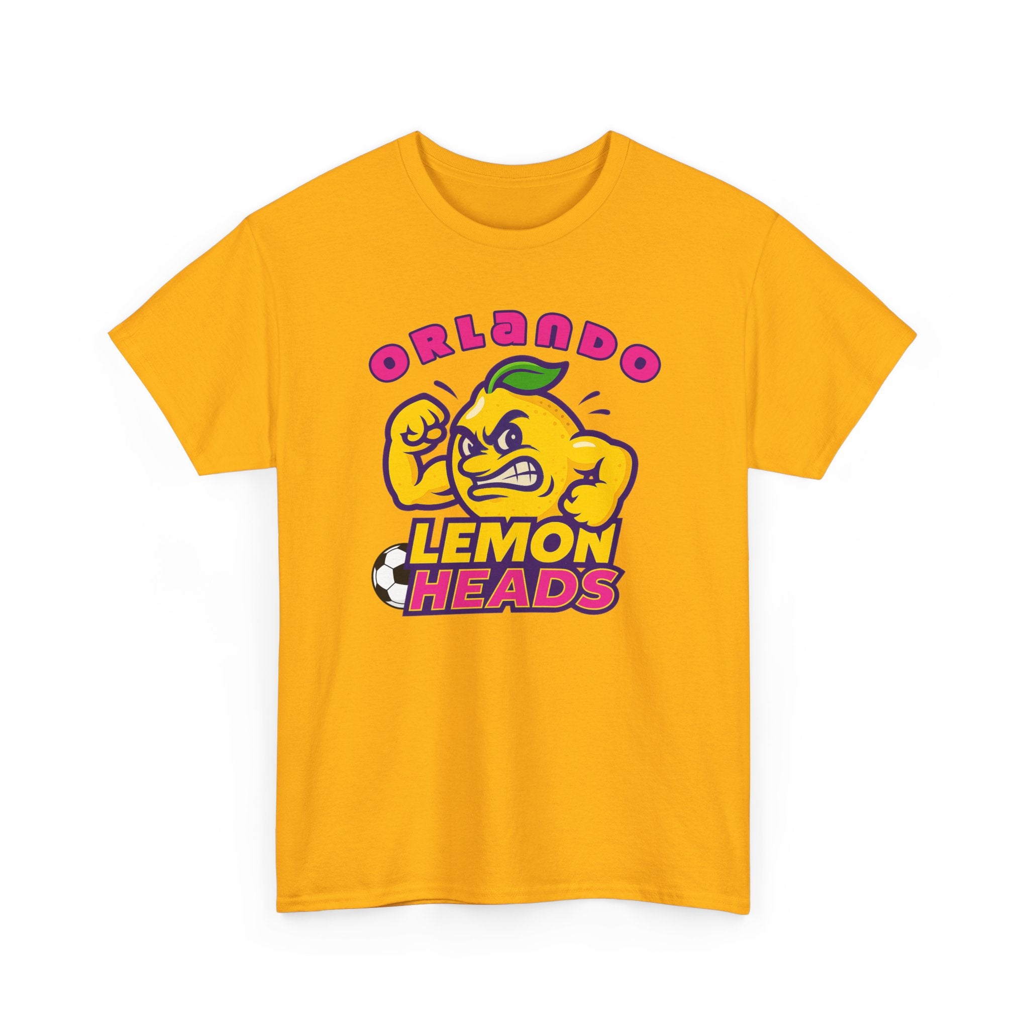 Orlando Lemon Heads Funny Soccer t shirt for men
