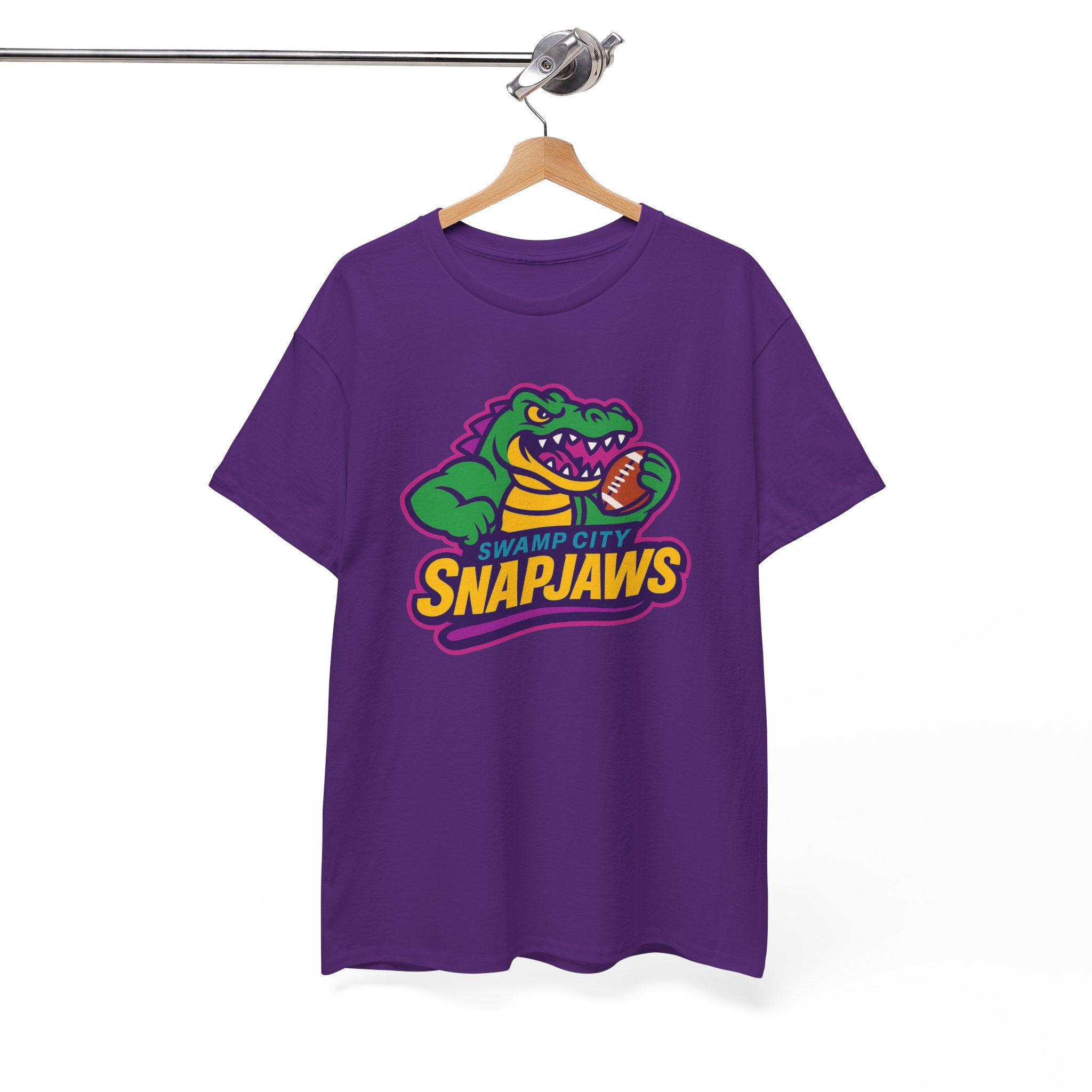 Swamp City Snapjaws Funny Football t shirt for men