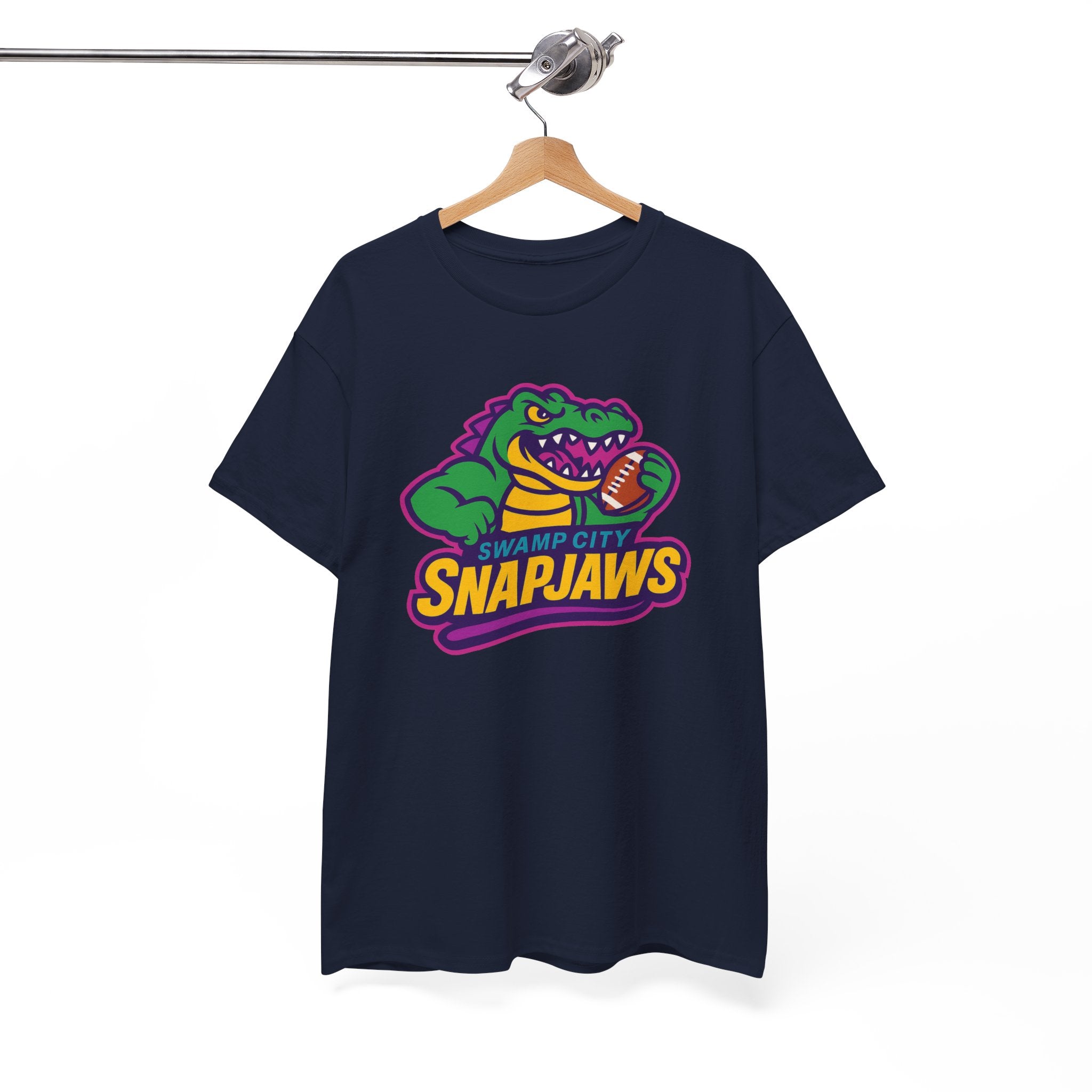 Swamp City Snapjaws Funny Football t shirt for men