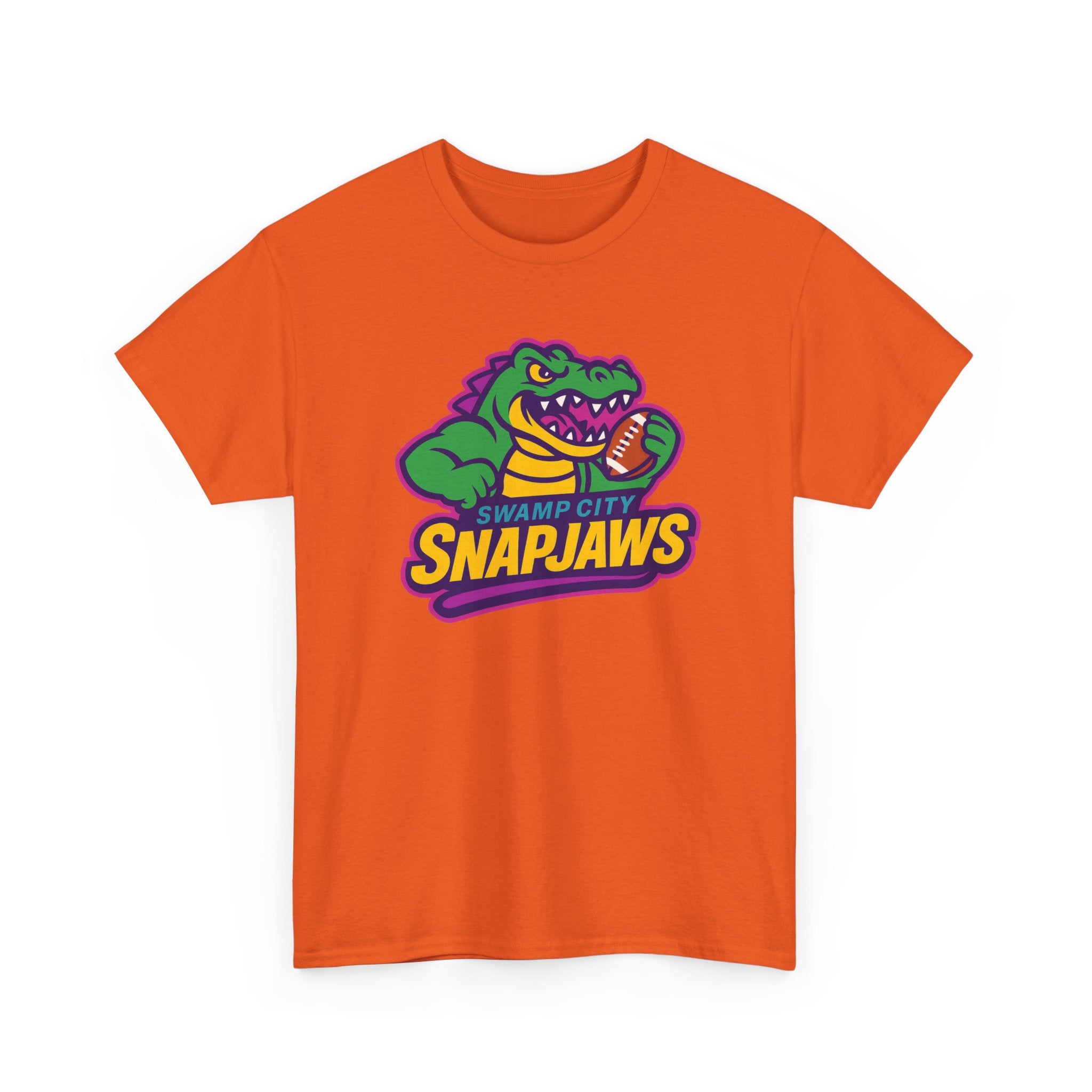 Swamp City Snapjaws Funny Football t shirt for men