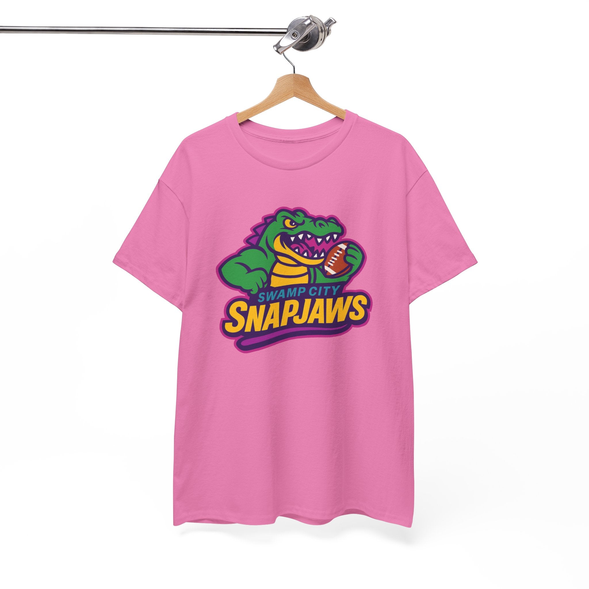 Swamp City Snapjaws Funny Football t shirt for men