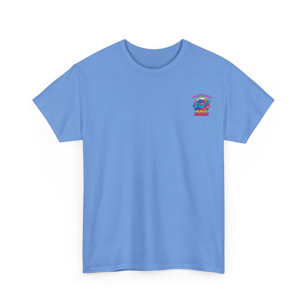 California Wave Riders Funny Baseball t shirt for men