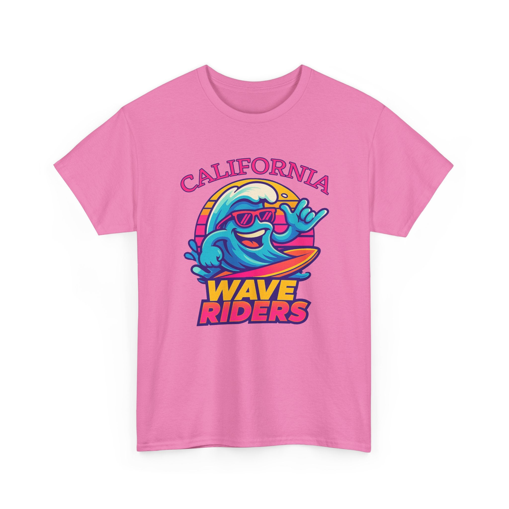 California Wave Riders Funny Baseball t shirt for men