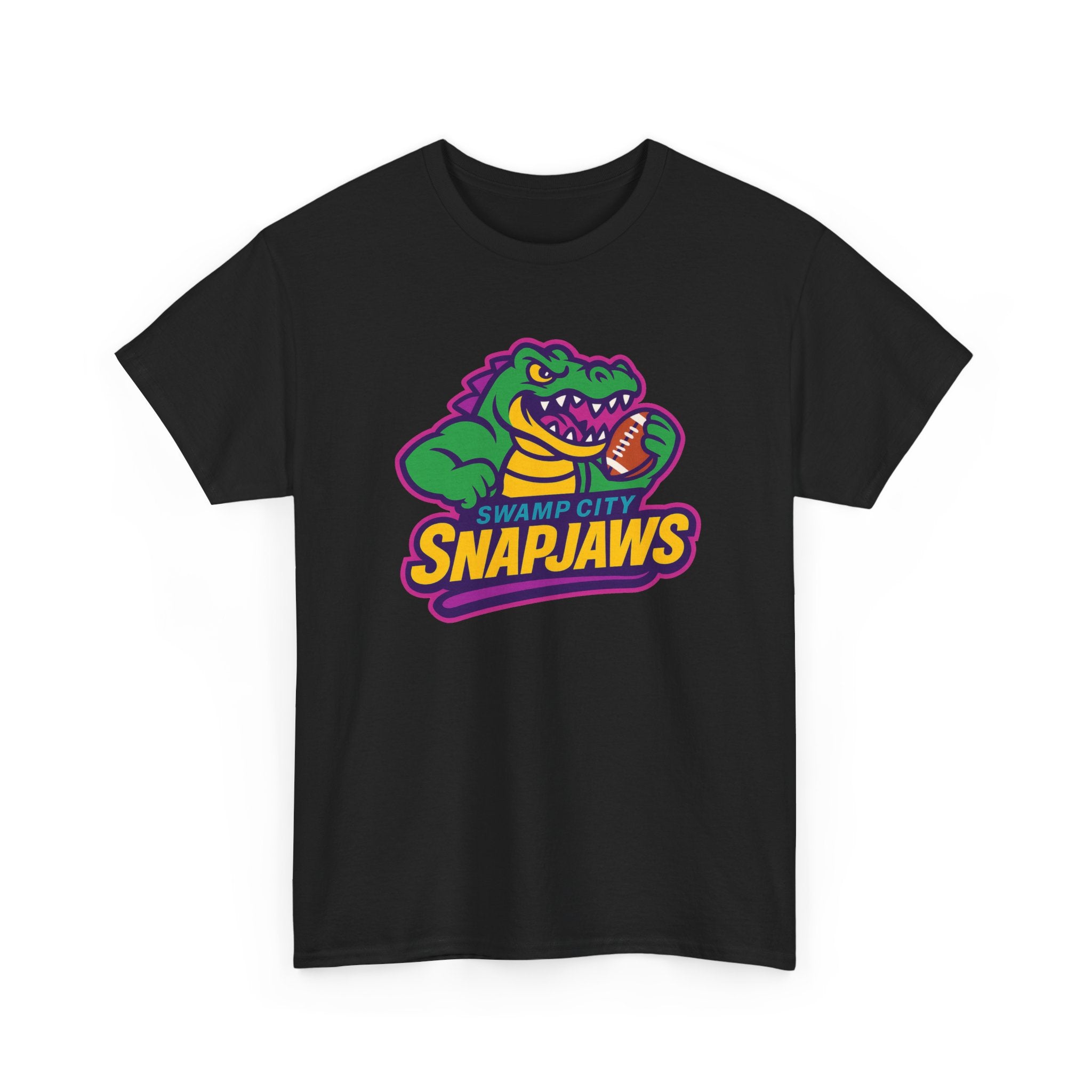 Swamp City Snapjaws Funny Football t shirt for men