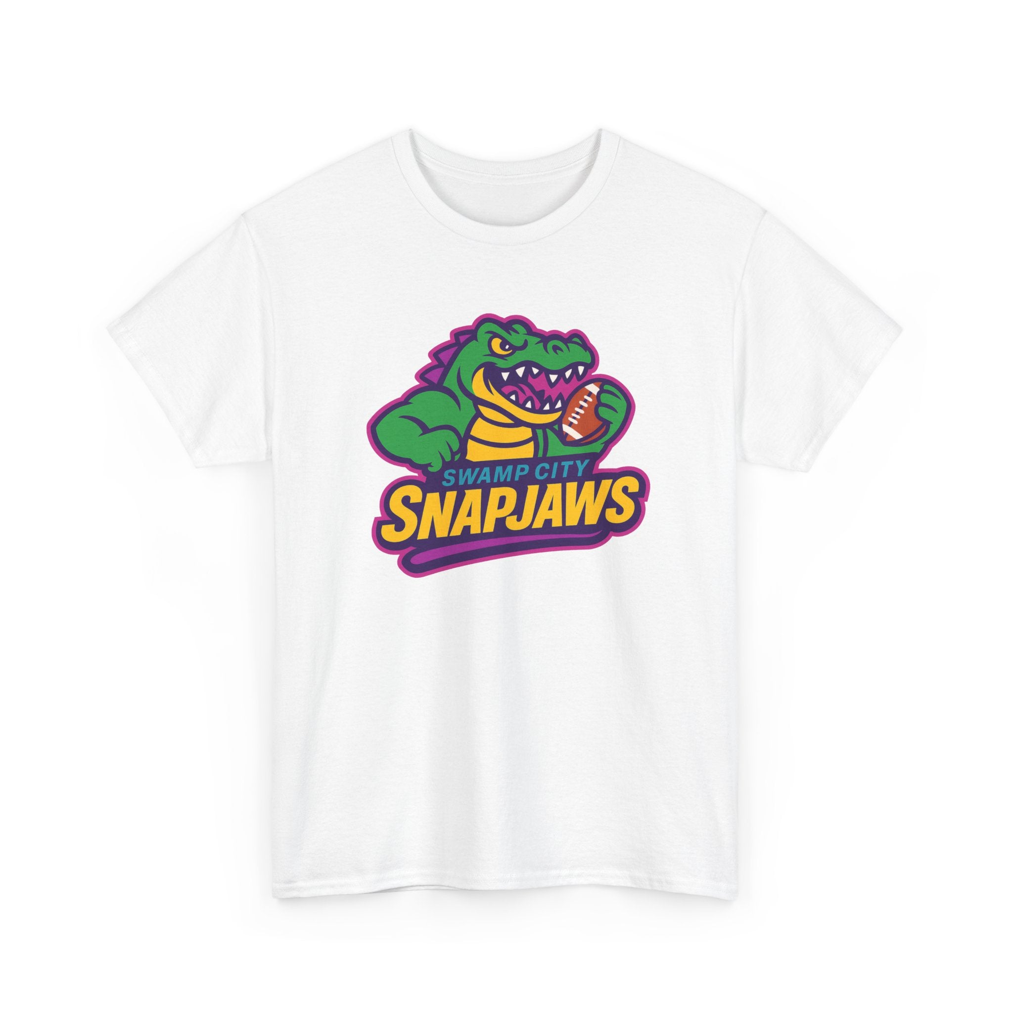 Swamp City Snapjaws Funny Football t shirt for men