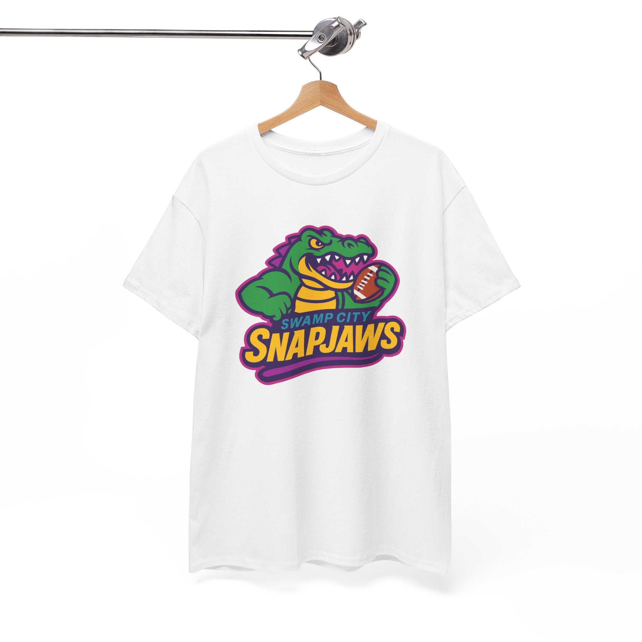 Swamp City Snapjaws Funny Football t shirt for men