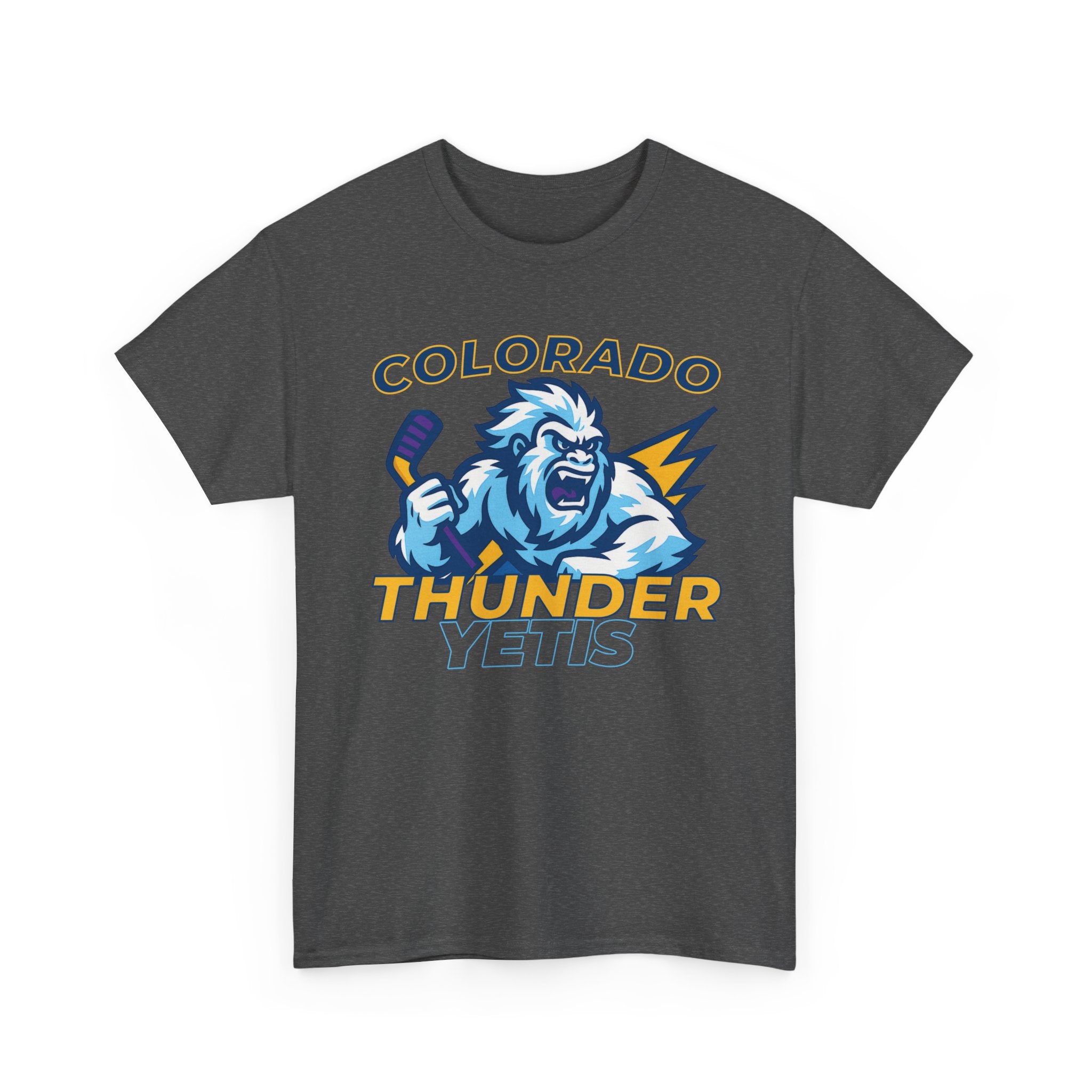 Colorado Thunder yetis Funny Hockey t shirt for men