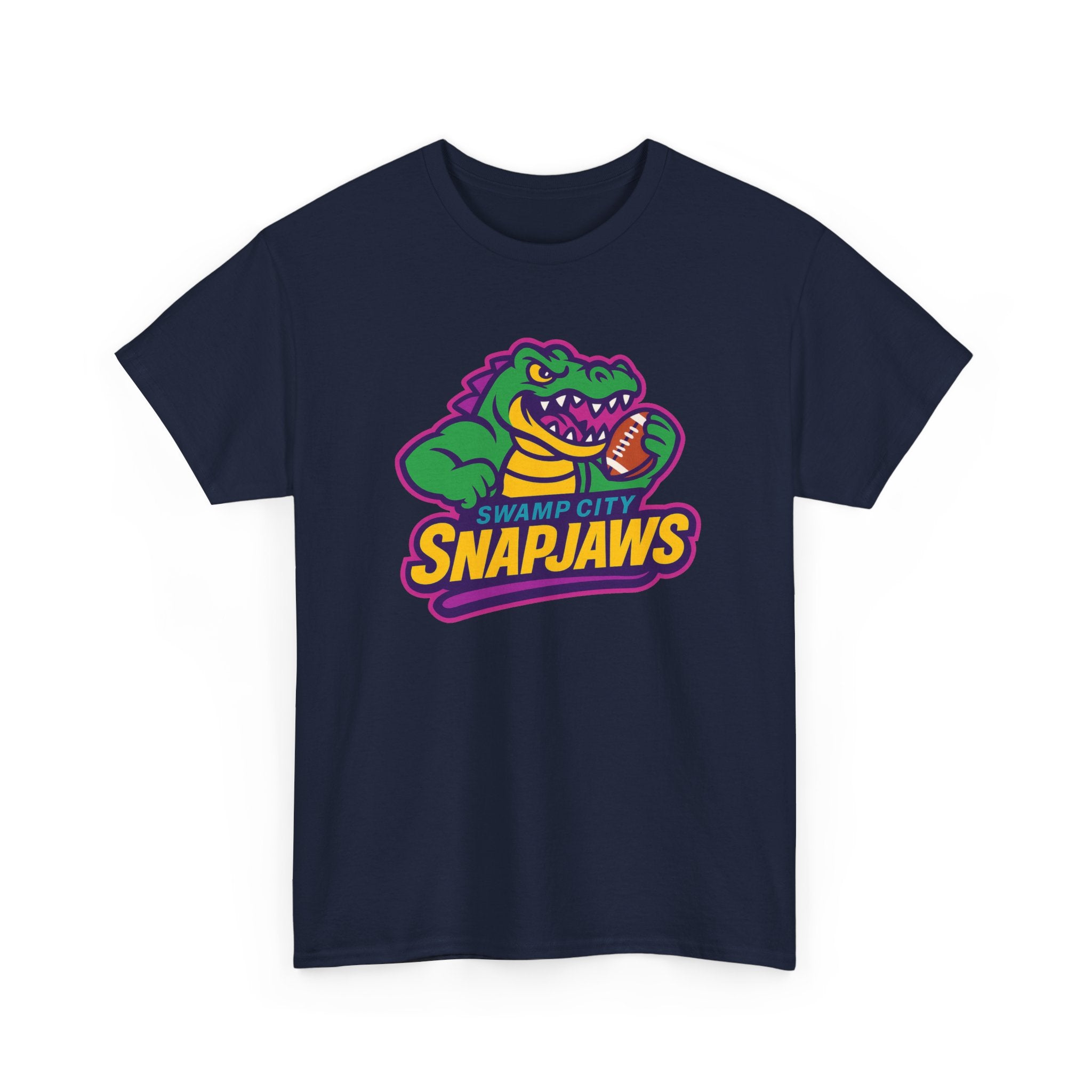 Swamp City Snapjaws Funny Football t shirt for men