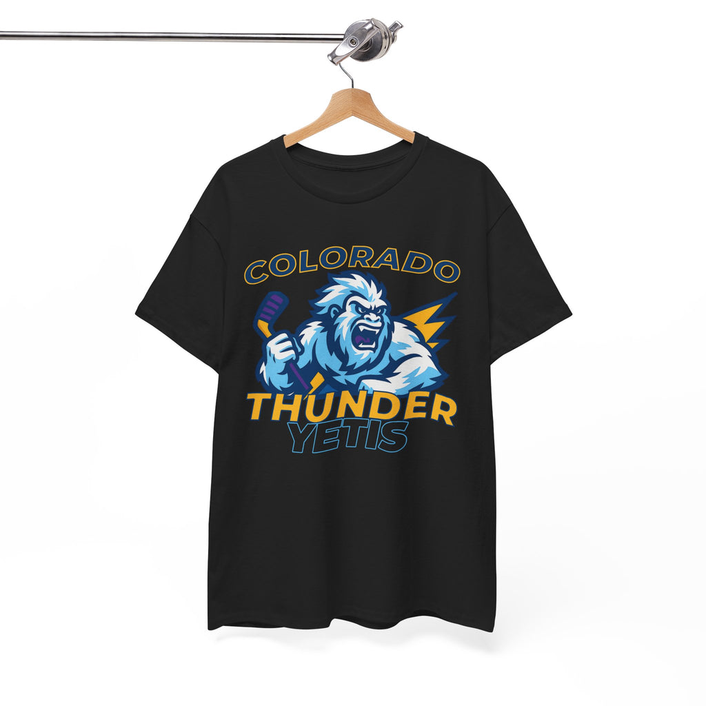 Colorado Thunder yetis Funny Hockey t shirt for men