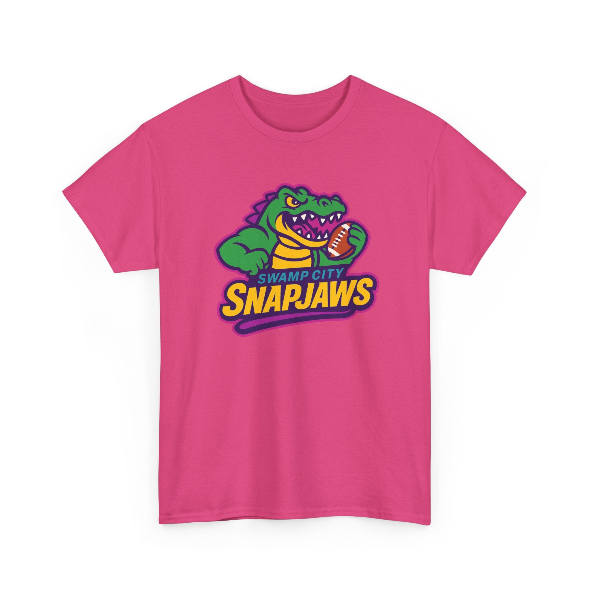Swamp City Snapjaws Funny Football t shirt for men